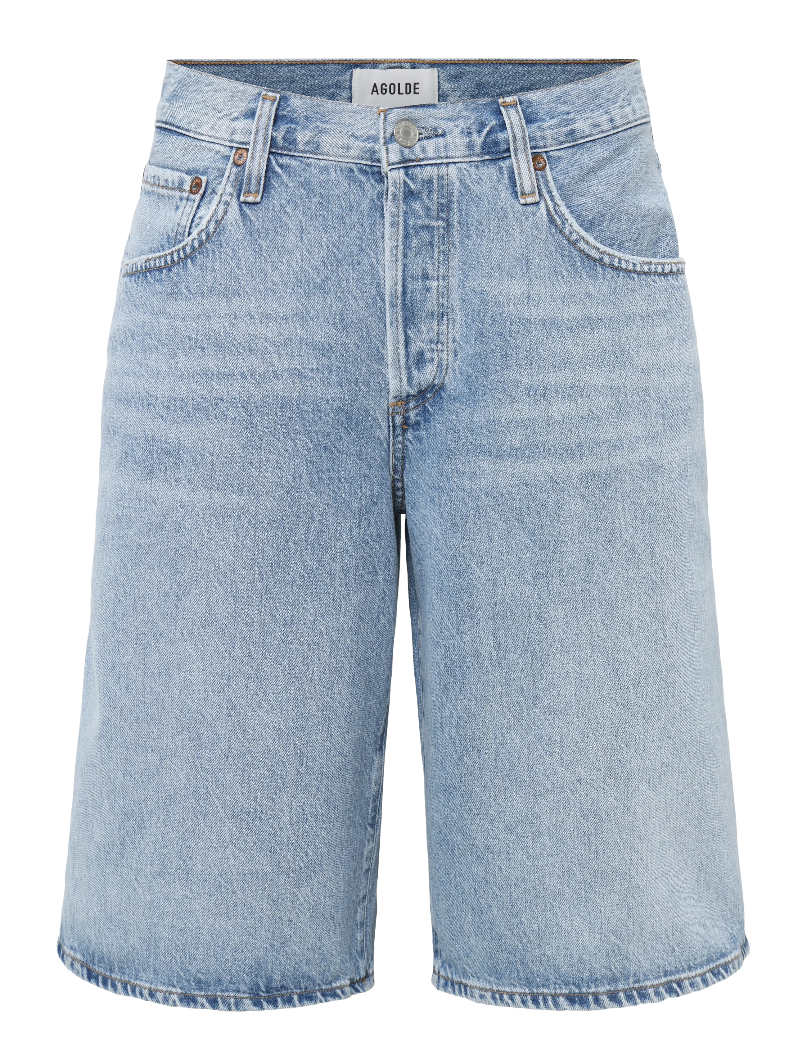 Agolde BAGGY V-SHORT - Sommer in der Stadt - PREVAIL / blue