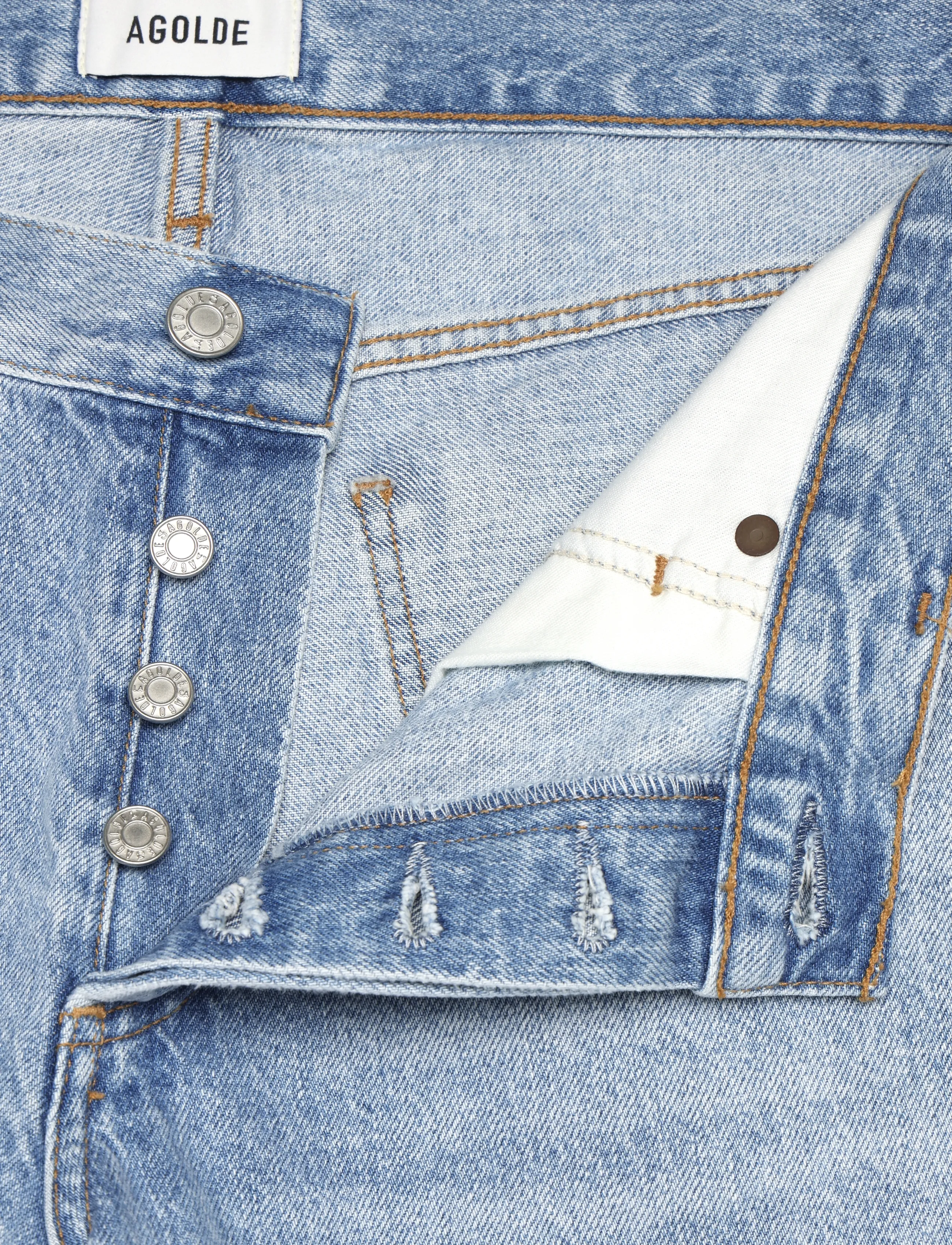 Agolde - BAGGY V-SHORT - jeansshorts - prevail - 3