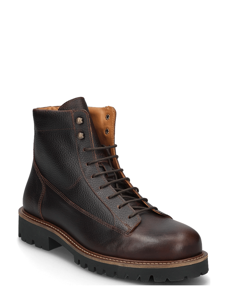 Ahler - A53 13600 - kängor med snörning - brown - 0