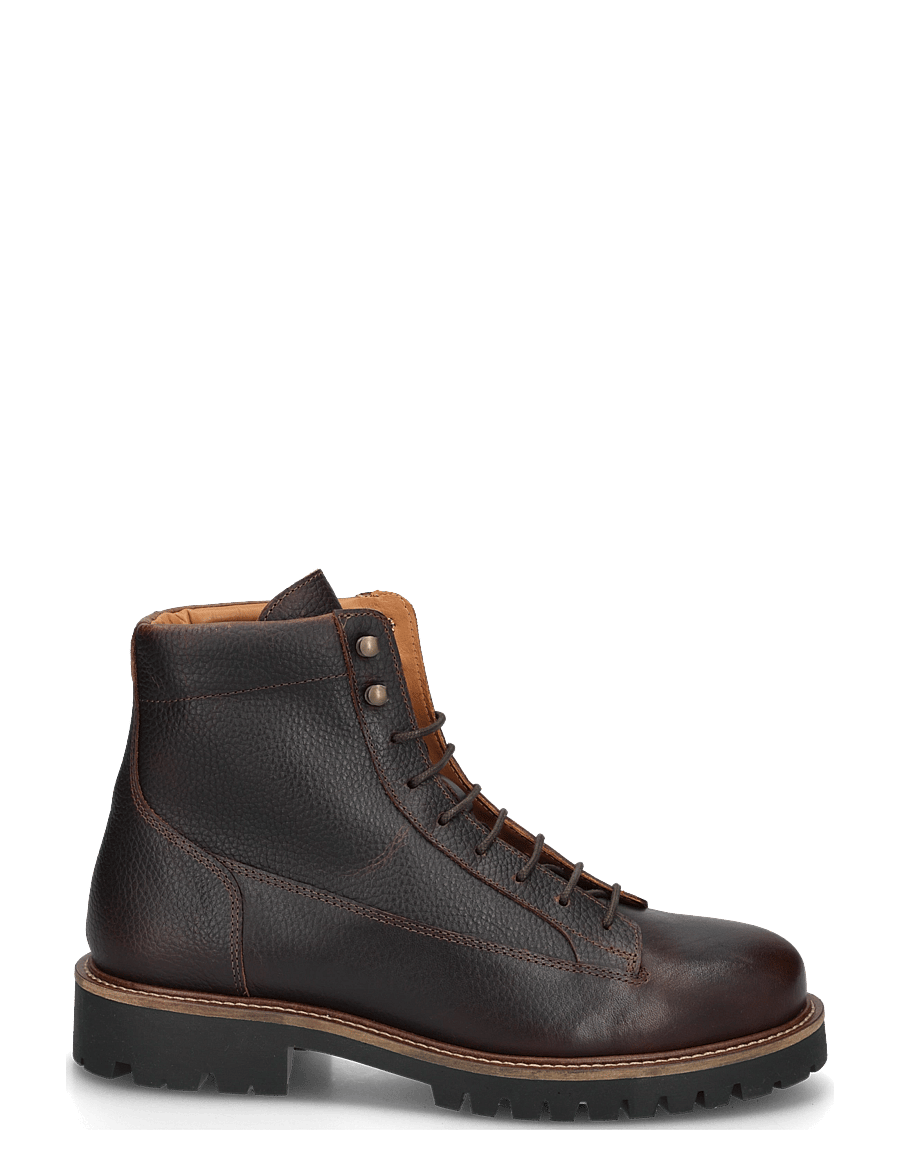 Ahler - A53 13600 - kängor med snörning - brown - 2