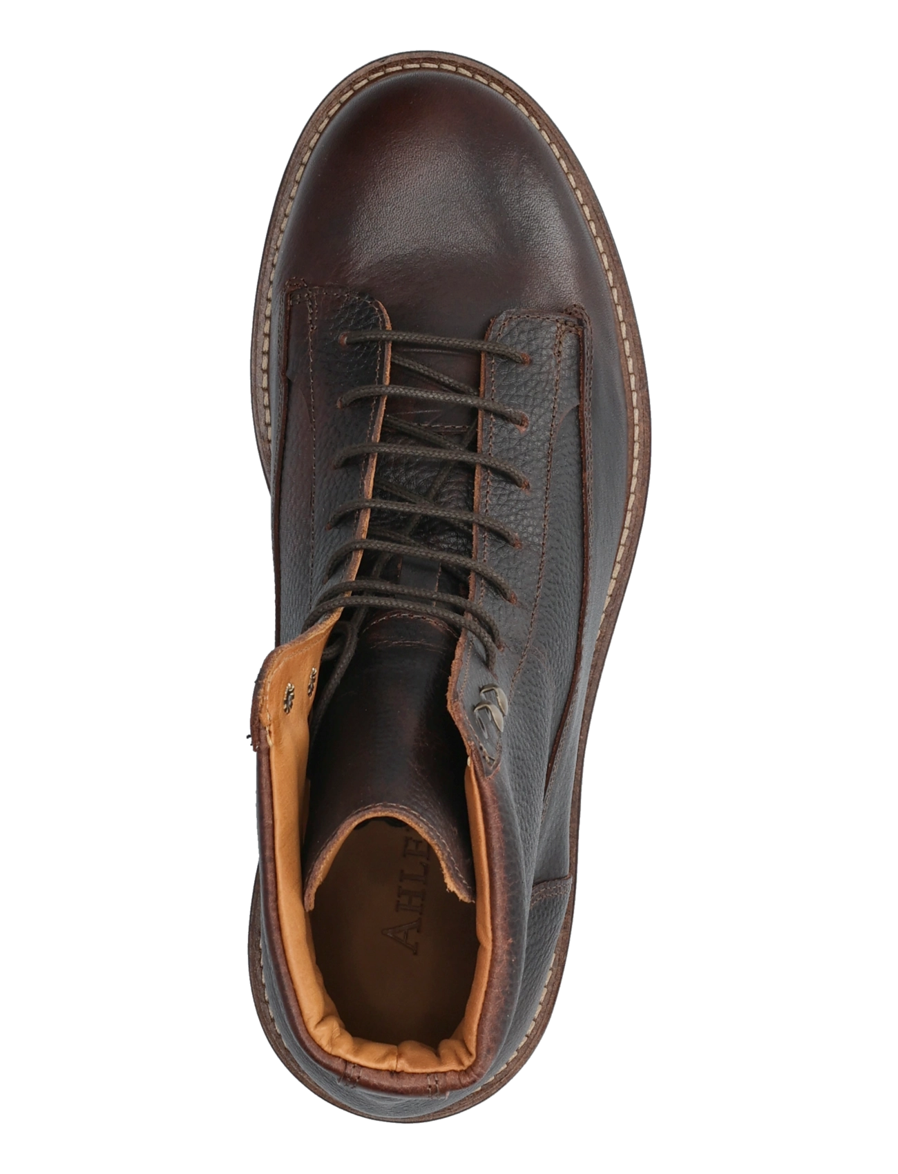 Ahler - A53 13600 - kängor med snörning - brown - 3