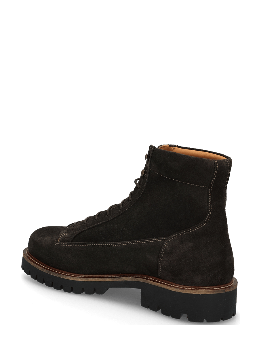 Ahler - A63 13601 - kängor med snörning - brown - 1
