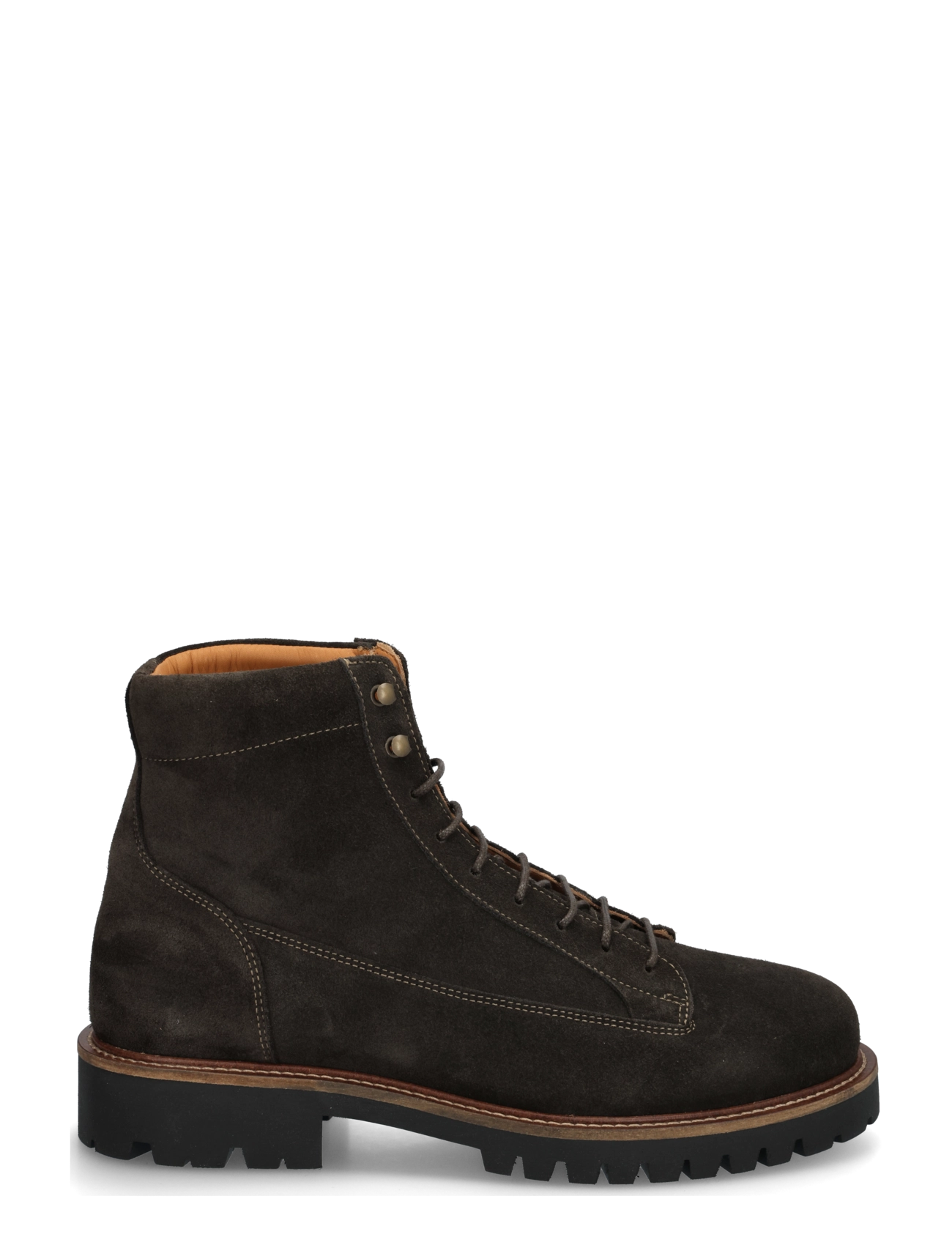 Ahler - A63 13601 - kängor med snörning - brown - 2