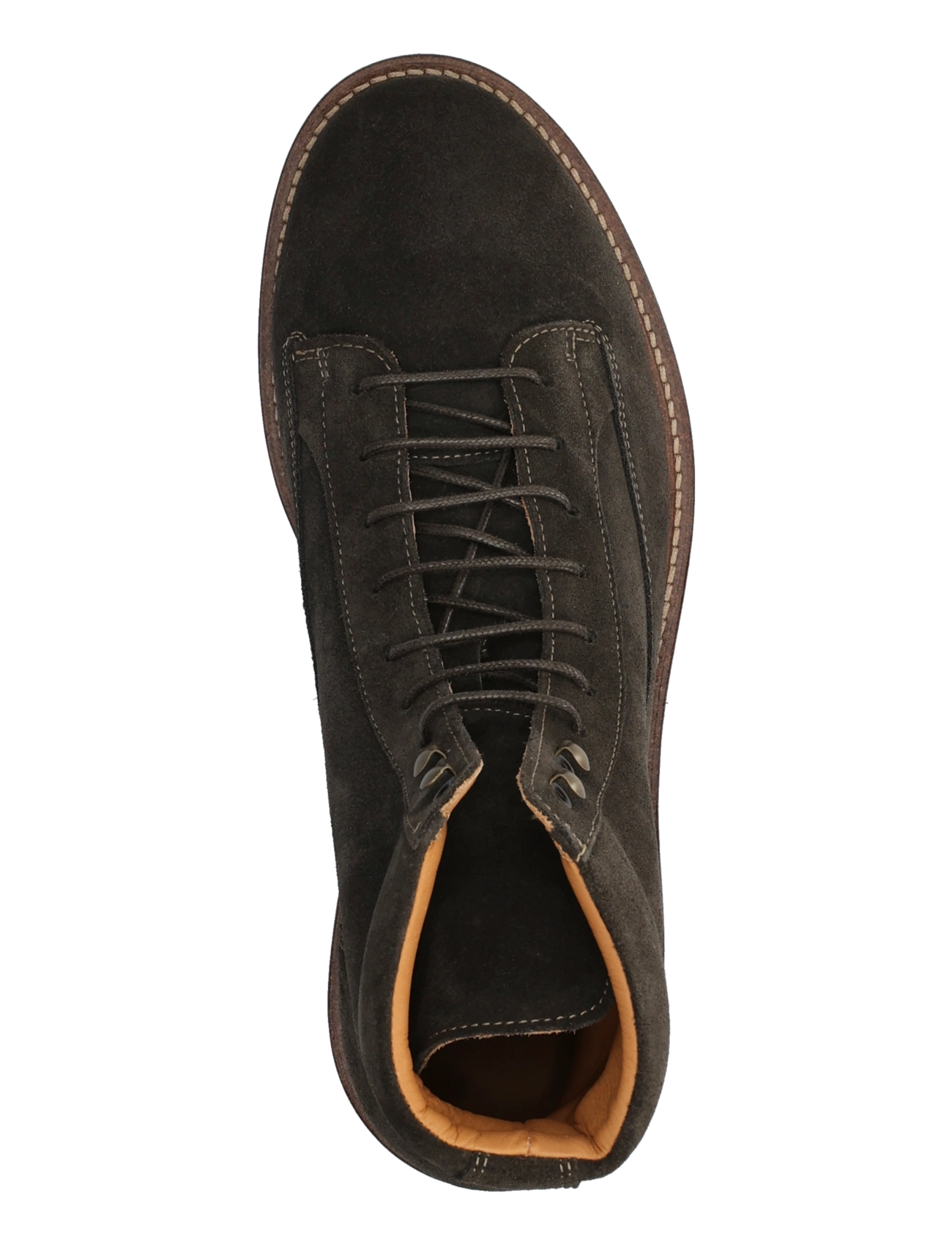 Ahler - A63 13601 - kängor med snörning - brown - 3