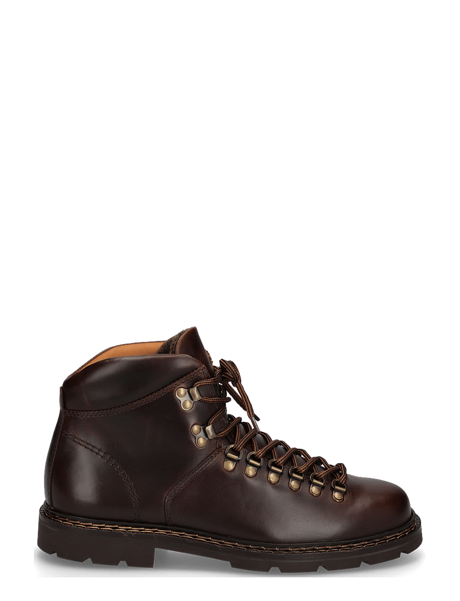 Ahler - A63 88500 - kängor med snörning - brown - 2