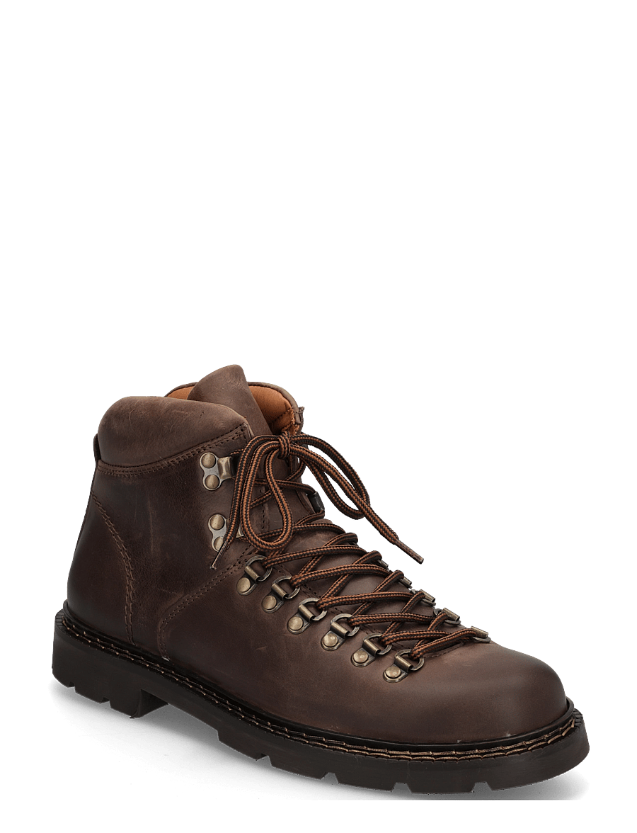 Ahler - A63 88501 - kängor med snörning - brown - 0