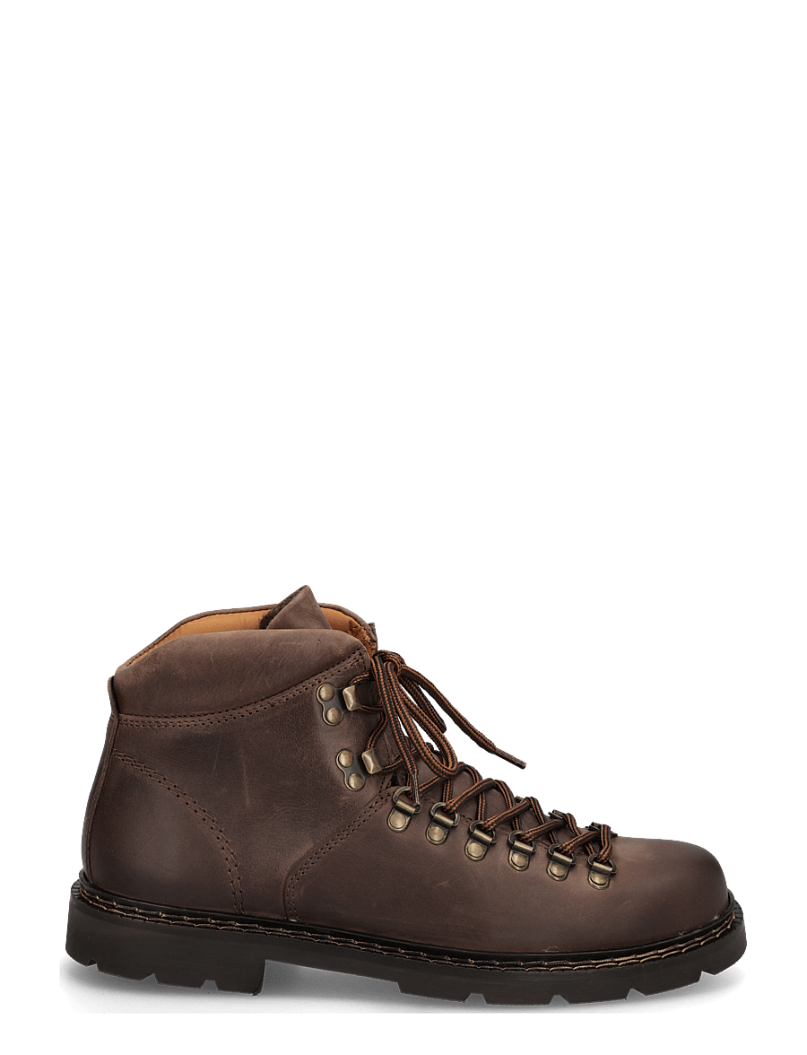 Ahler - A63 88501 - kängor med snörning - brown - 2