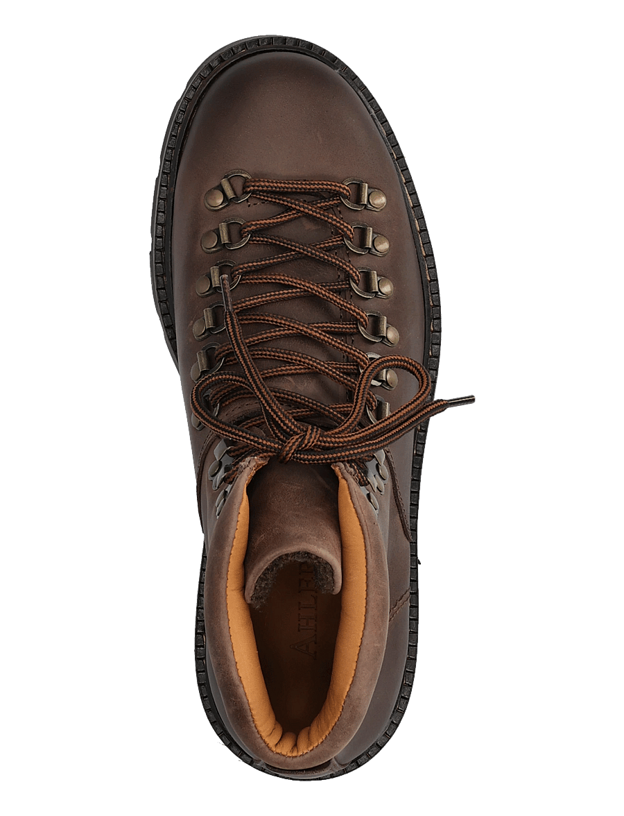 Ahler - A63 88501 - kängor med snörning - brown - 3
