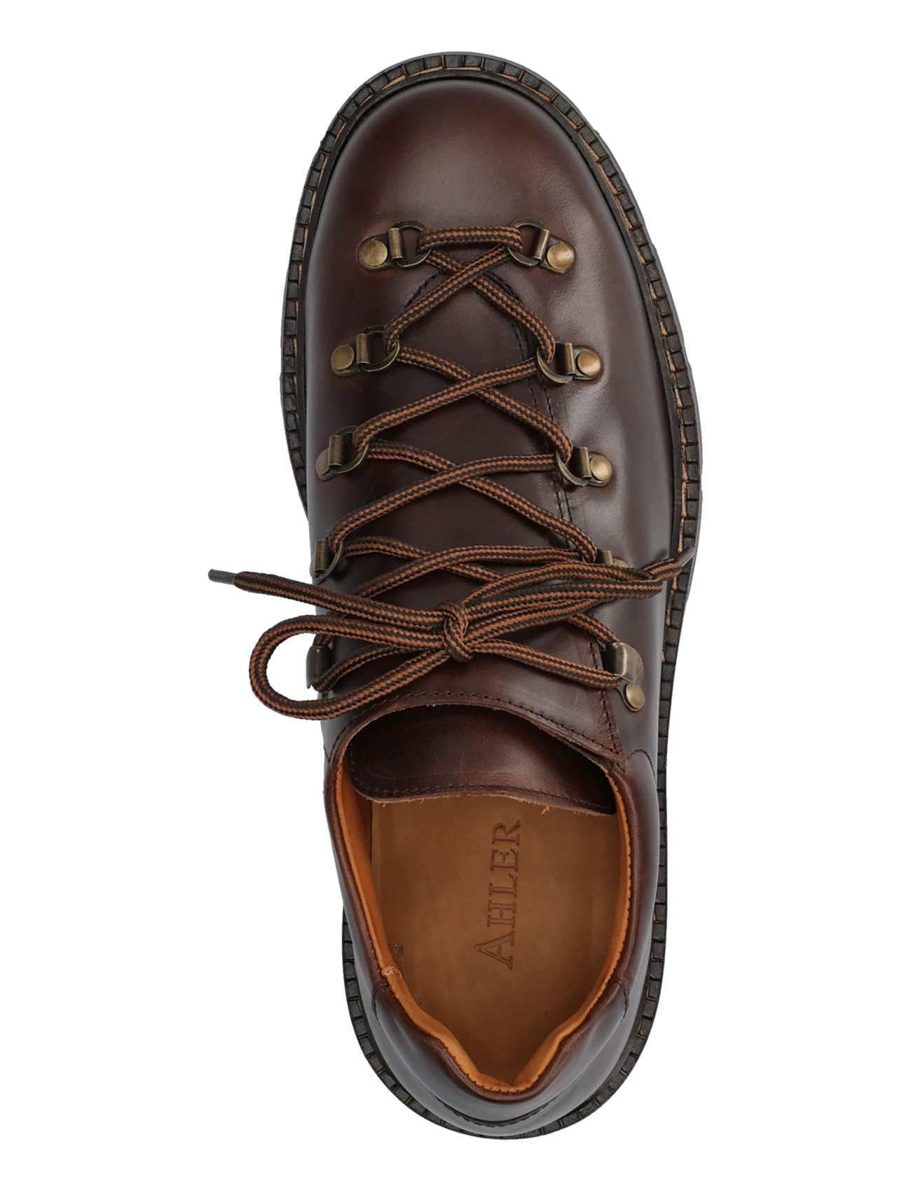 Ahler - A63 88550 - kängor med snörning - brown - 3
