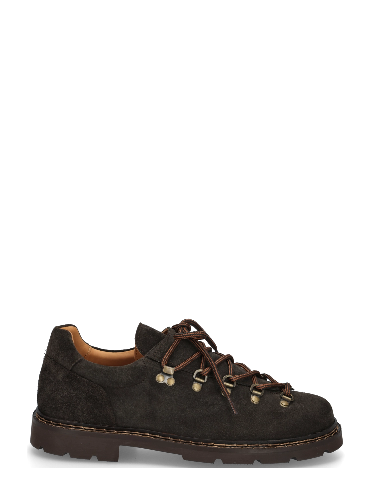Ahler - A63 88552 - kängor med snörning - dk brown - 2