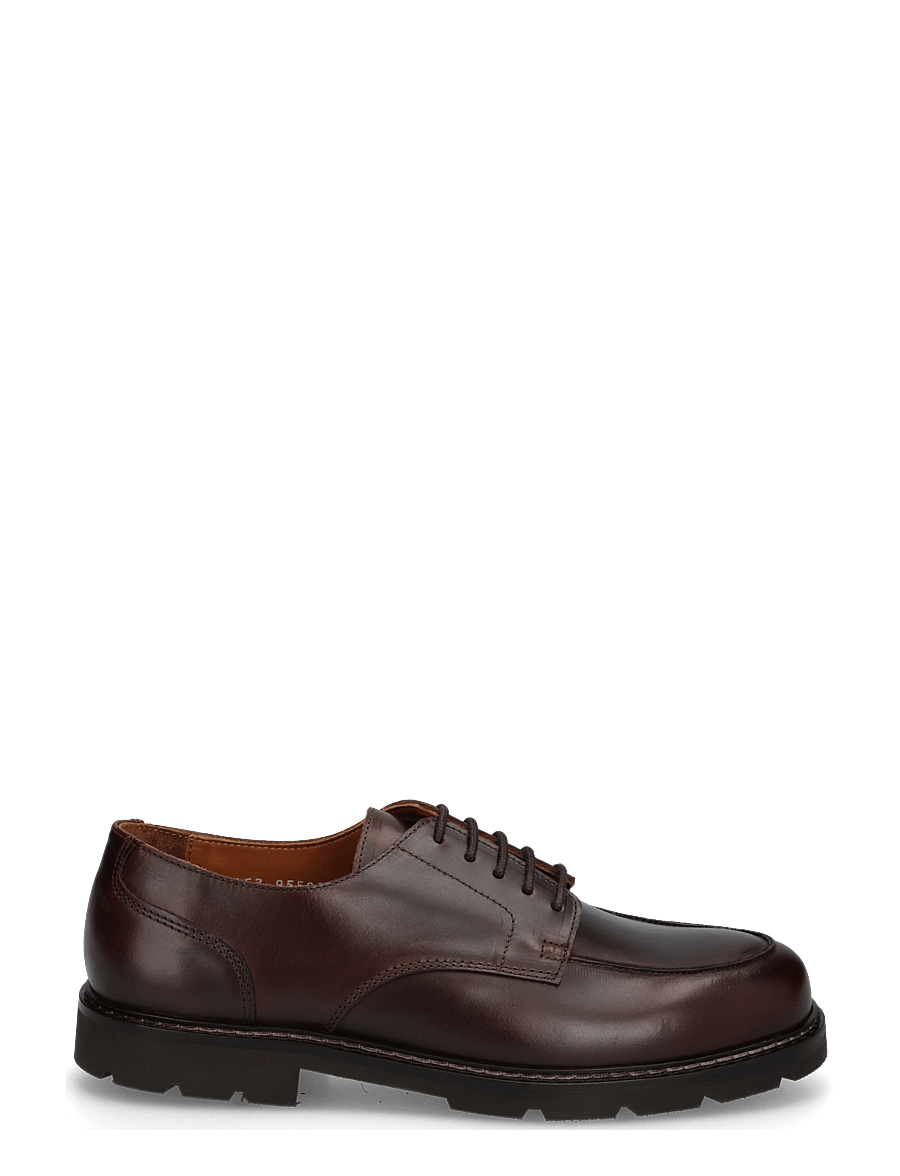 Ahler - A63 95500 - derbyskor - dk brown - 2
