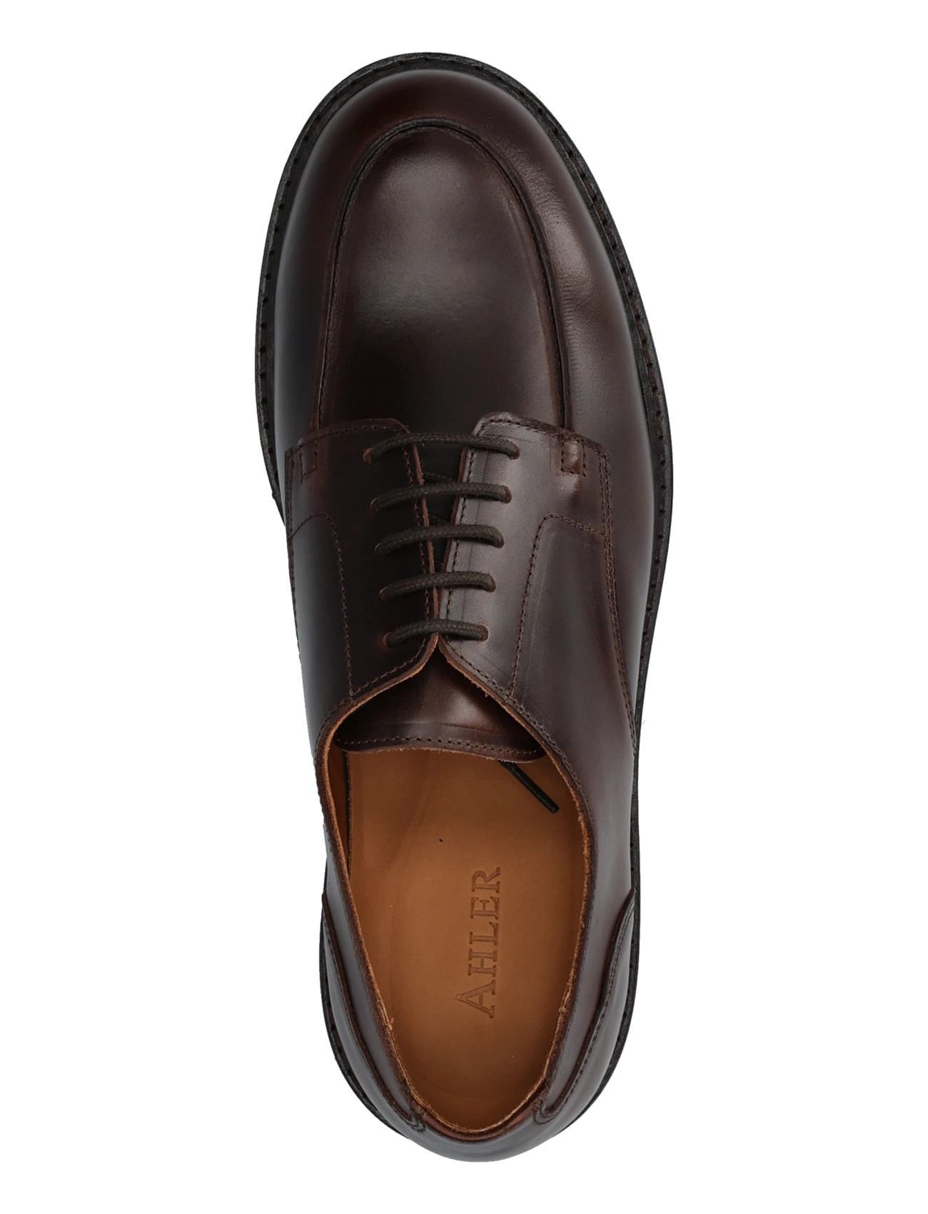 Ahler - A63 95500 - derbyskor - dk brown - 3