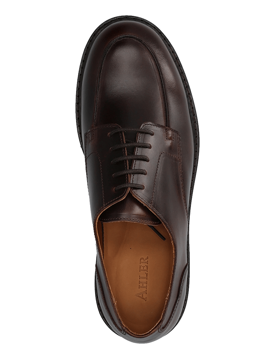 Ahler - A63 95500 - derbyskor - dk brown - 3