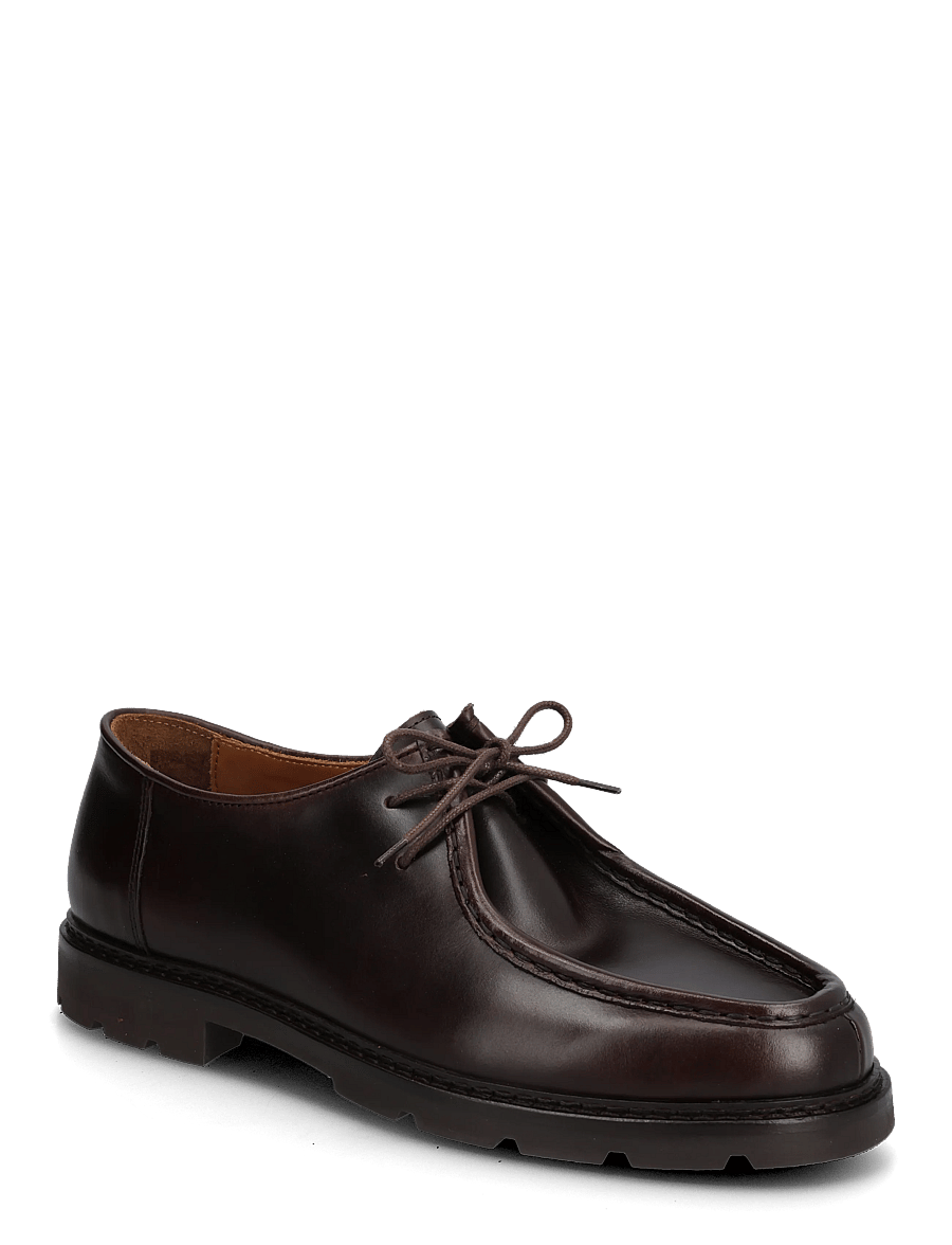 Ahler - ANS 95600 - moc toe skor - dk brown - 0