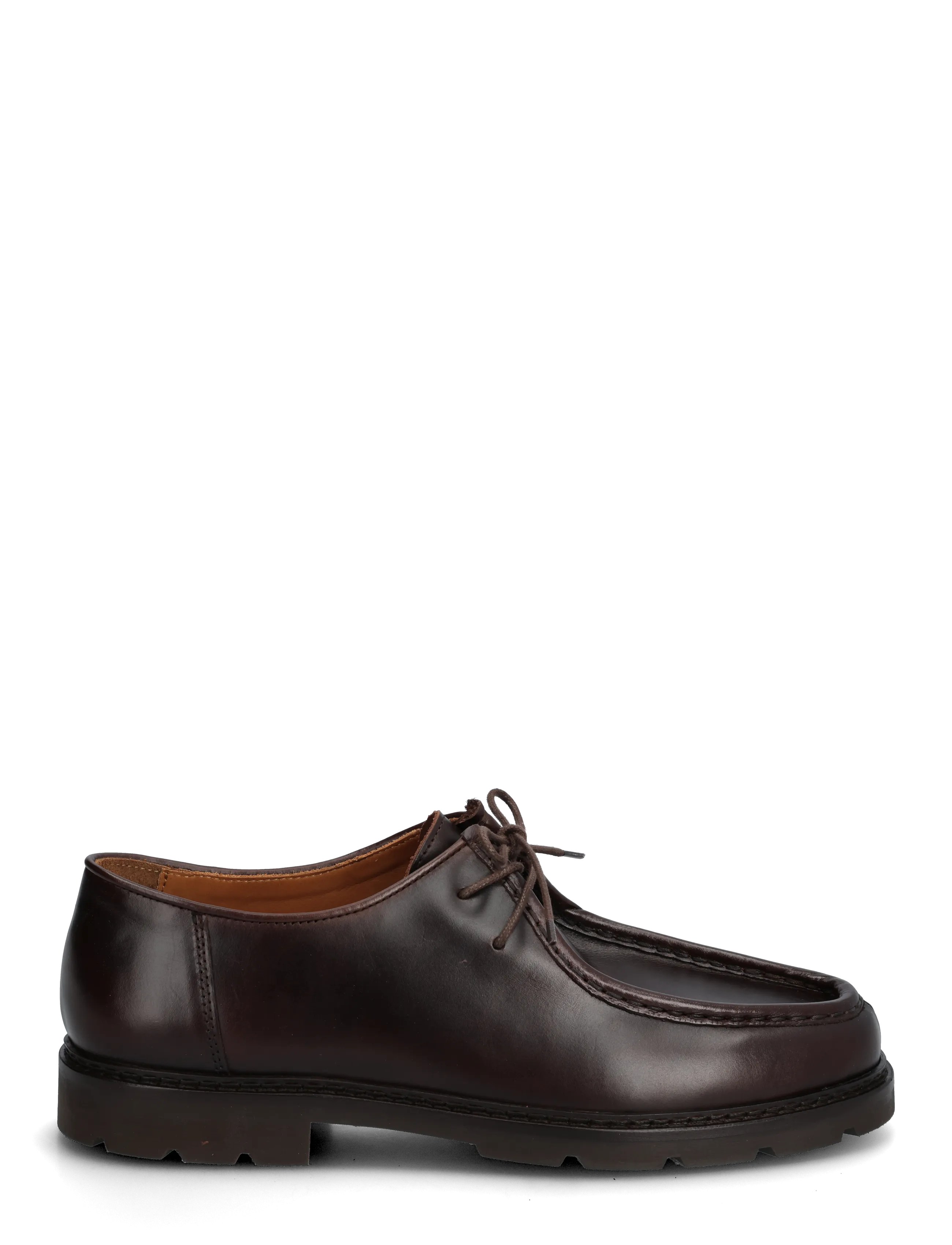 Ahler - ANS 95600 - moc toe sko - dk brown - 1
