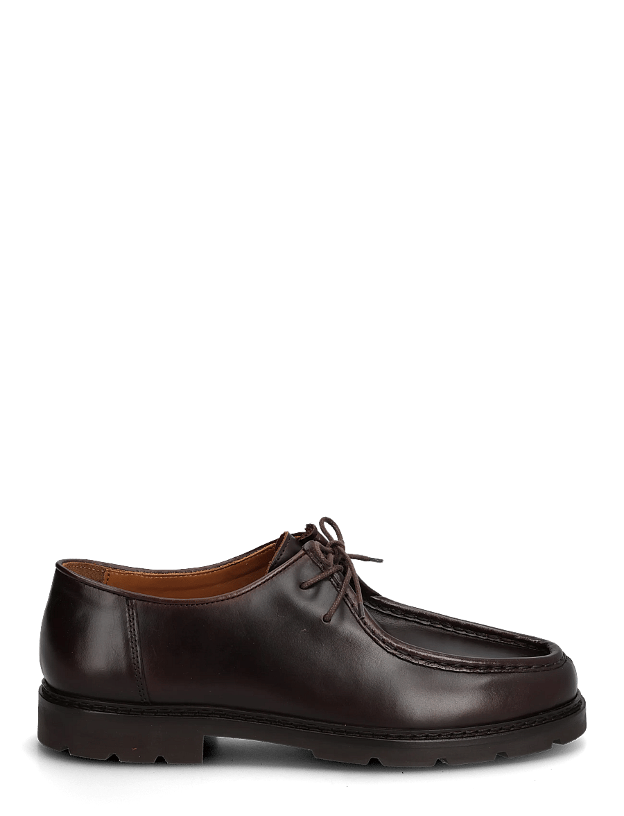 Ahler - ANS 95600 - moc toe skor - dk brown - 1