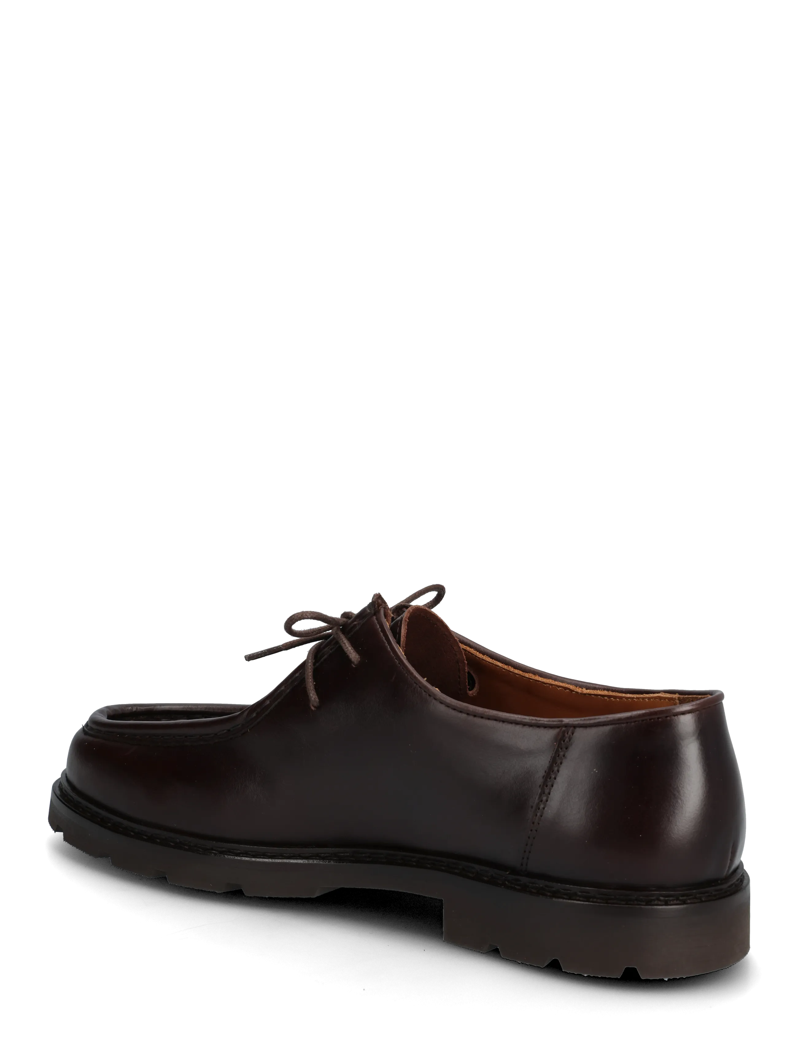 Ahler - ANS 95600 - moc toe sko - dk brown - 2
