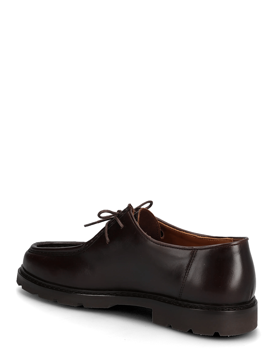 Ahler - ANS 95600 - moc toe skor - dk brown - 2
