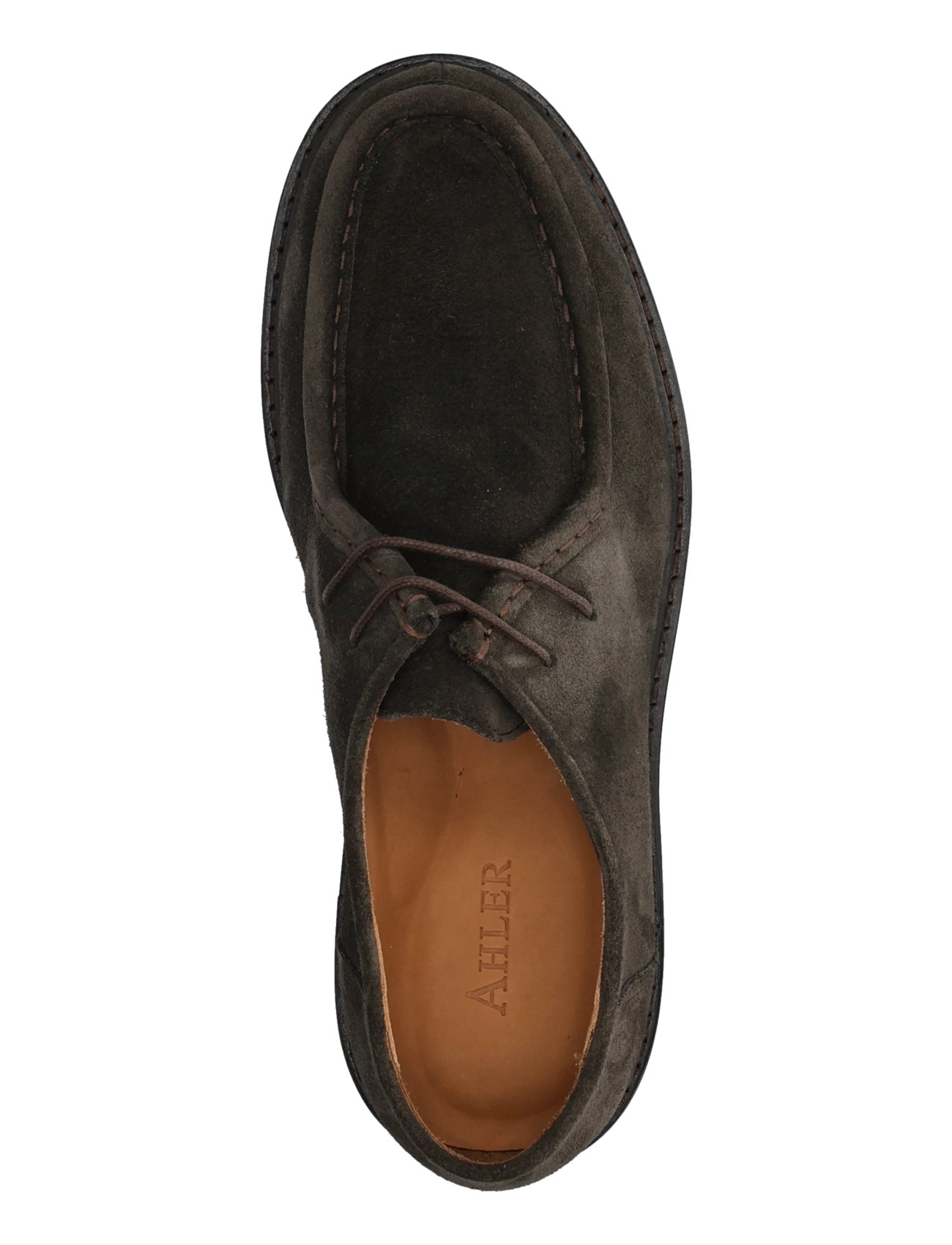 Ahler - A63 95602 - derbyskor - dk brown - 3