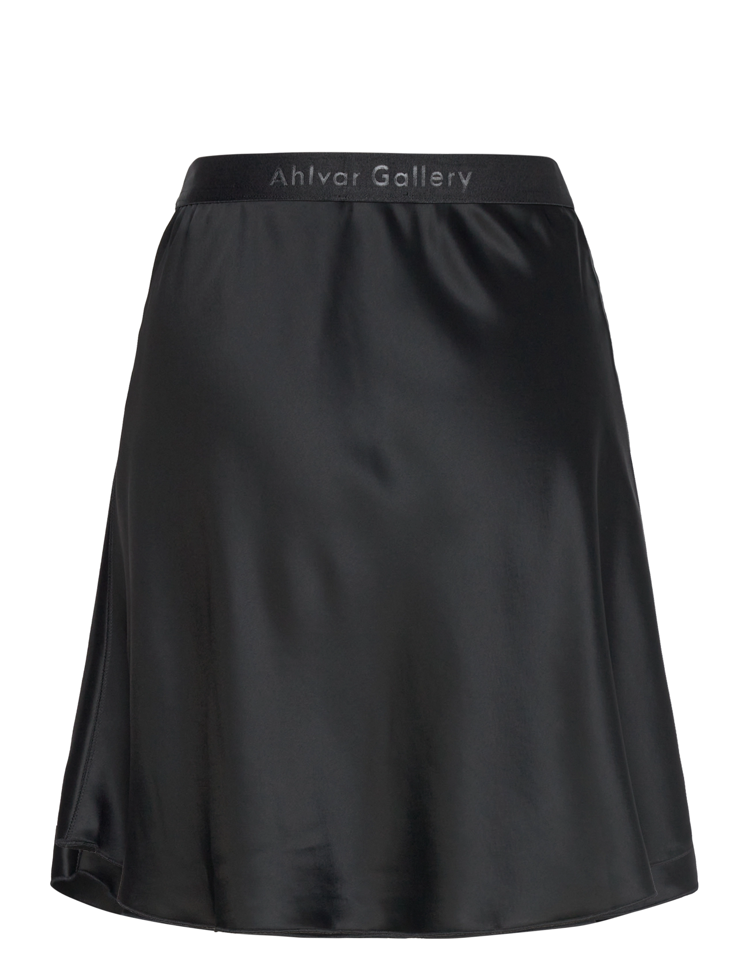 Ahlvar Gallery - Hana short satin skirt - satininiai sijonai - black - 2