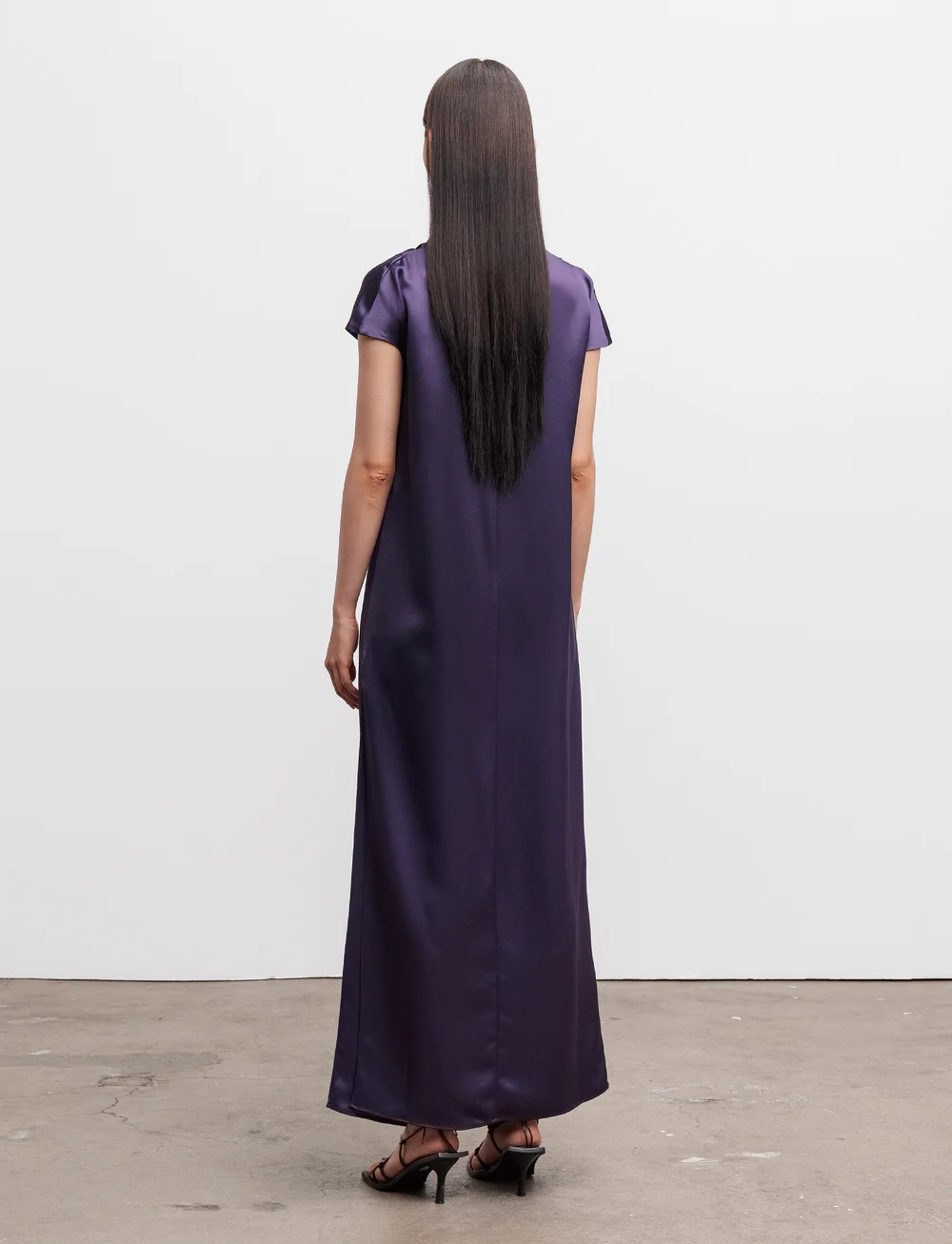 Ahlvar Gallery - Milly dress - aftonklänningar - plum - 4