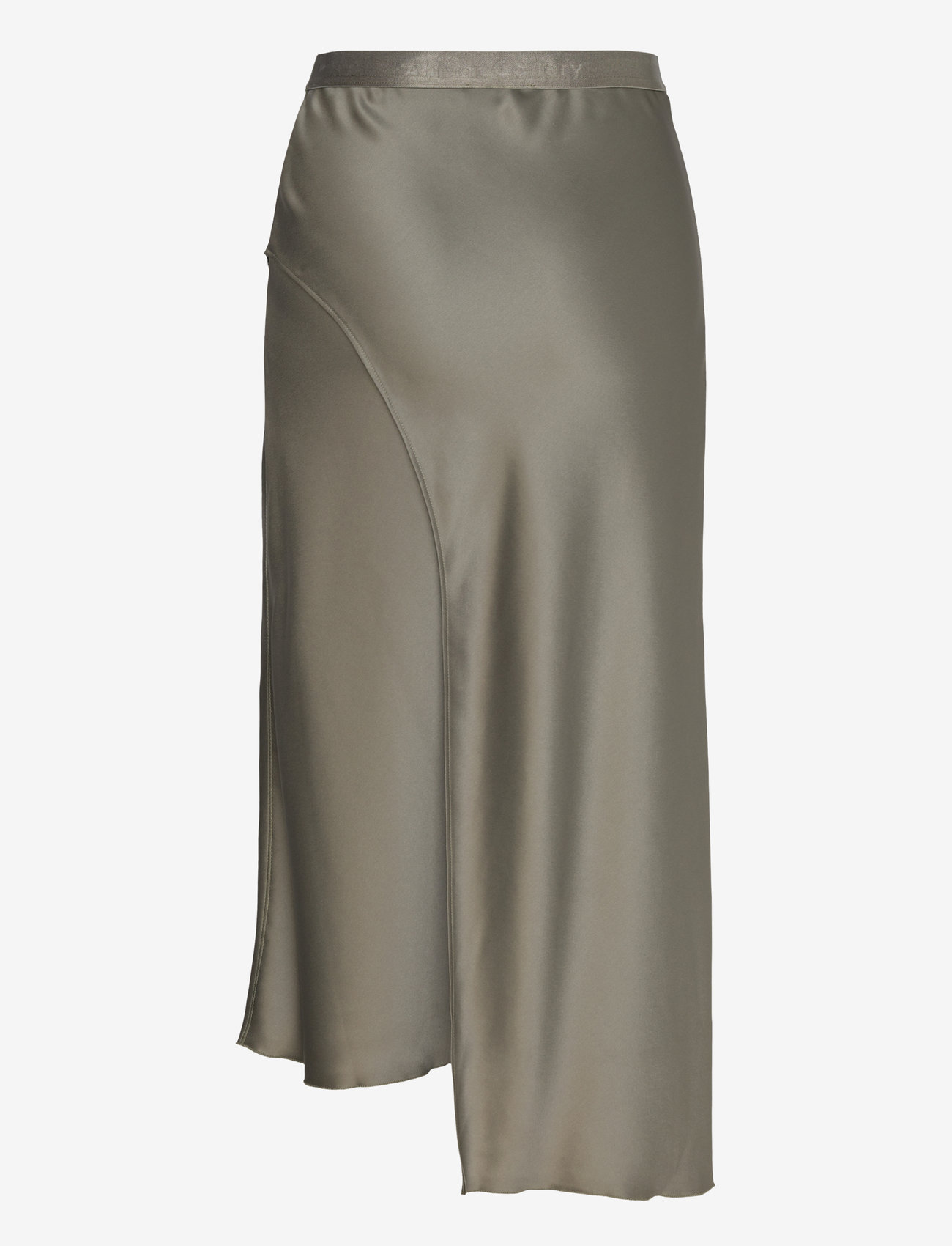 Ahlvar Gallery - Saya satin skirt - satengskjørt - light military - 2
