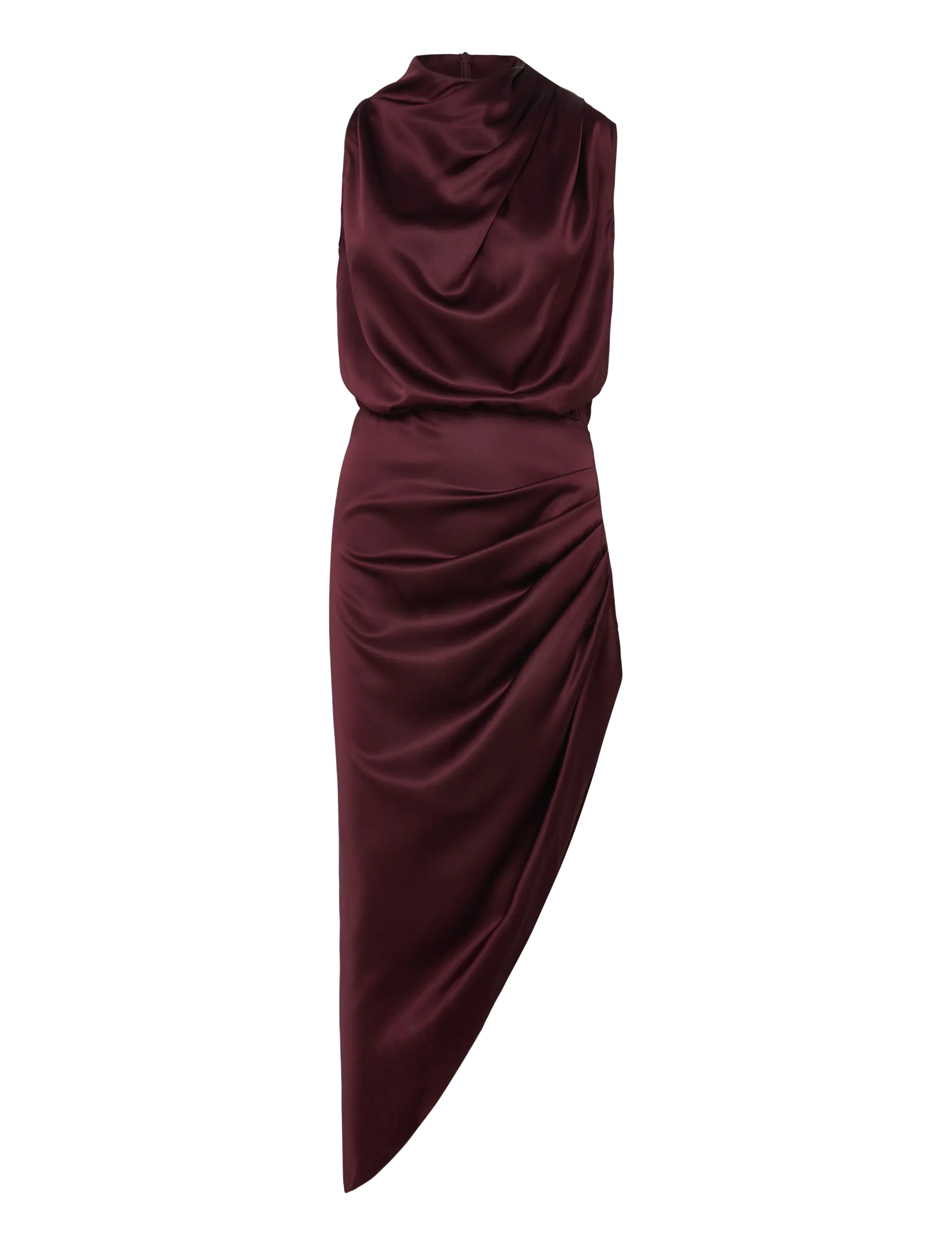Ahlvar Gallery Tilda dress - Kleidung - BURGUNDY / burgundy