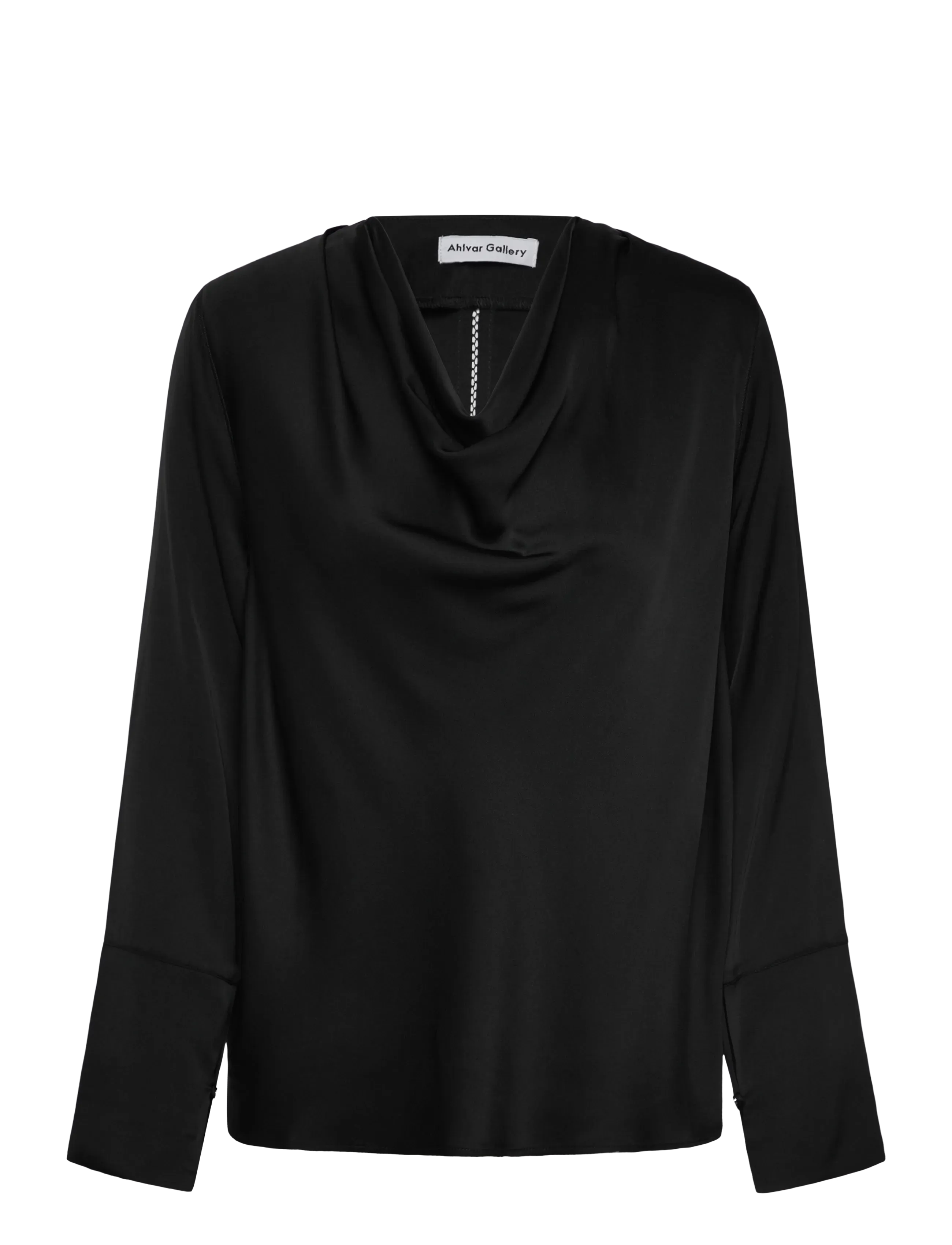 Ahlvar Gallery Zia silk blouse - Bluser - BLACK / black