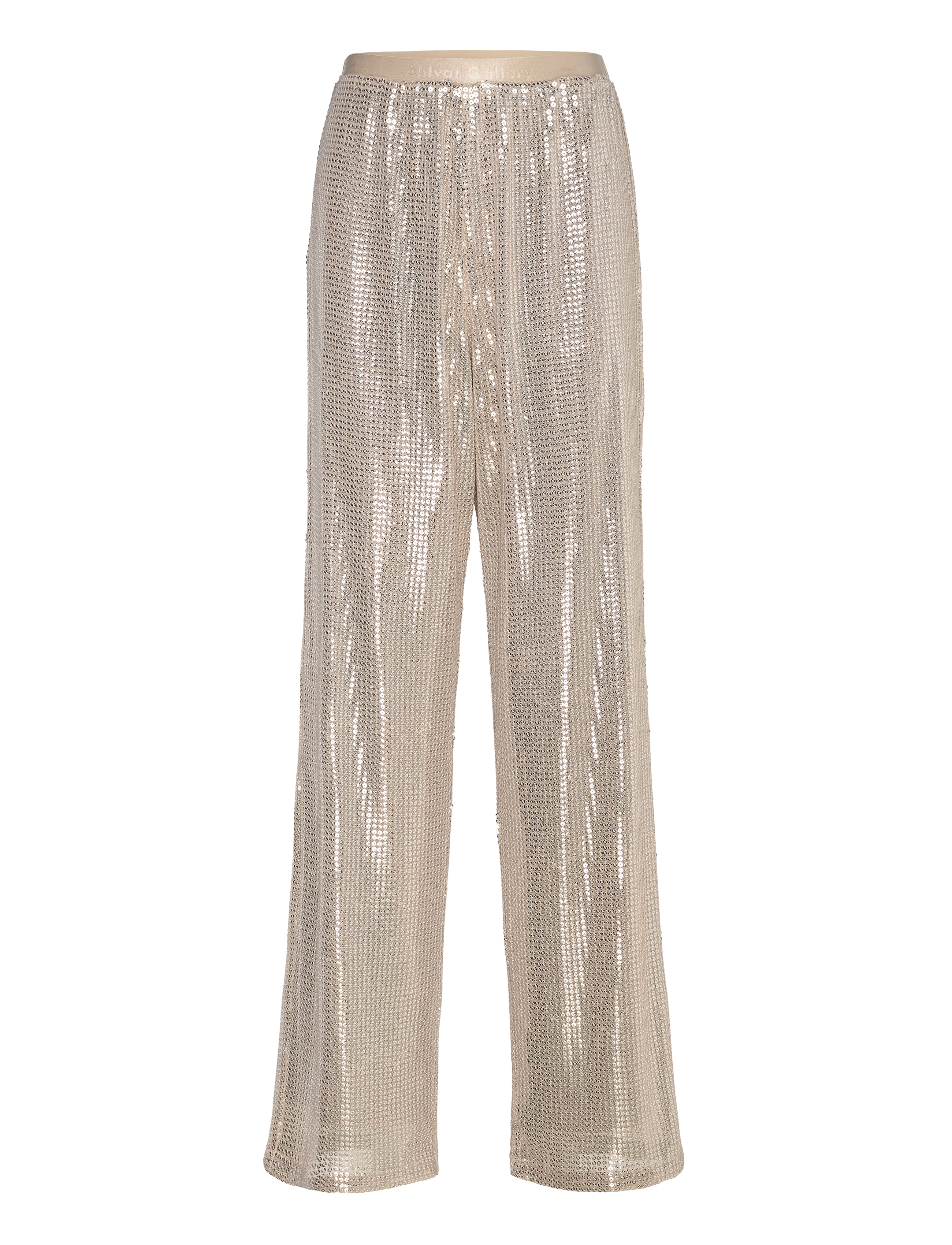 AHLVAR GALLERY Ayla Pailletten Hosen Gold - Sx81 - Damen