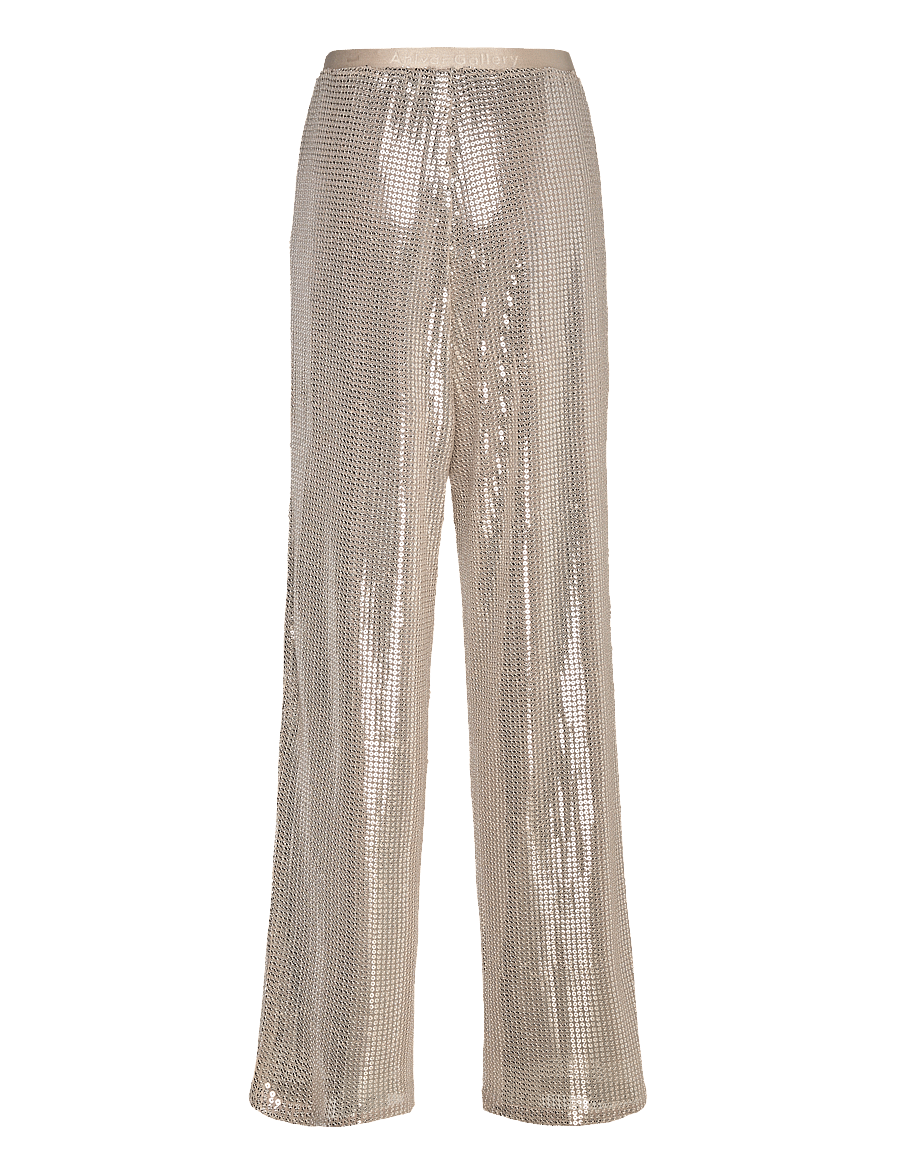 Ahlvar Gallery - Ayla sequin trousers - hose mit geradem bein - cream - 2