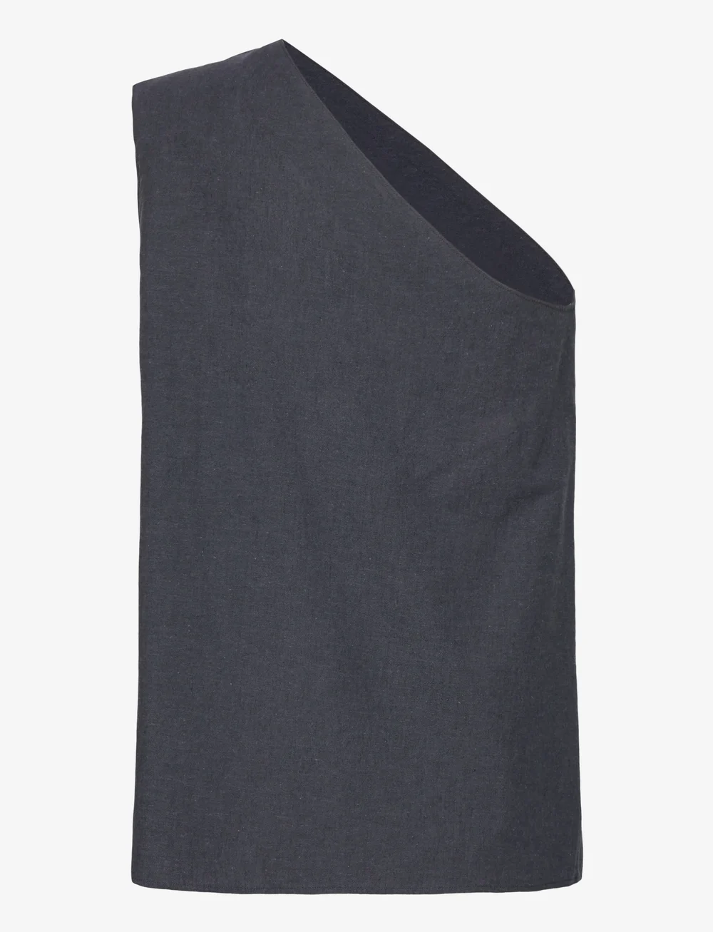 Ahlvar Gallery - Elle linen tank - sleeveless blouses - blue grey - 2