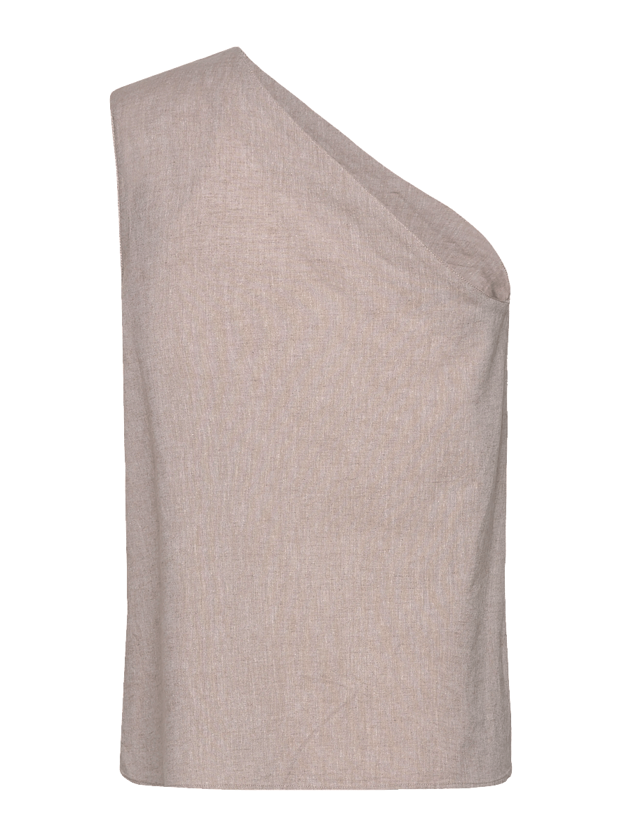 Ahlvar Gallery - Elle linen tank - cream - 2