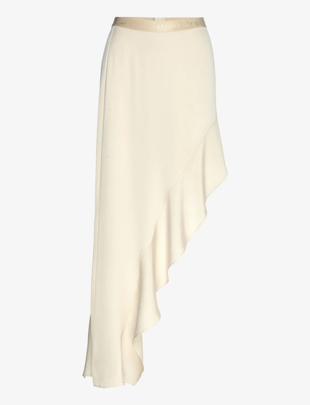 Ahlvar Gallery - Hida frill skirt - midiseelikud - cream - 1