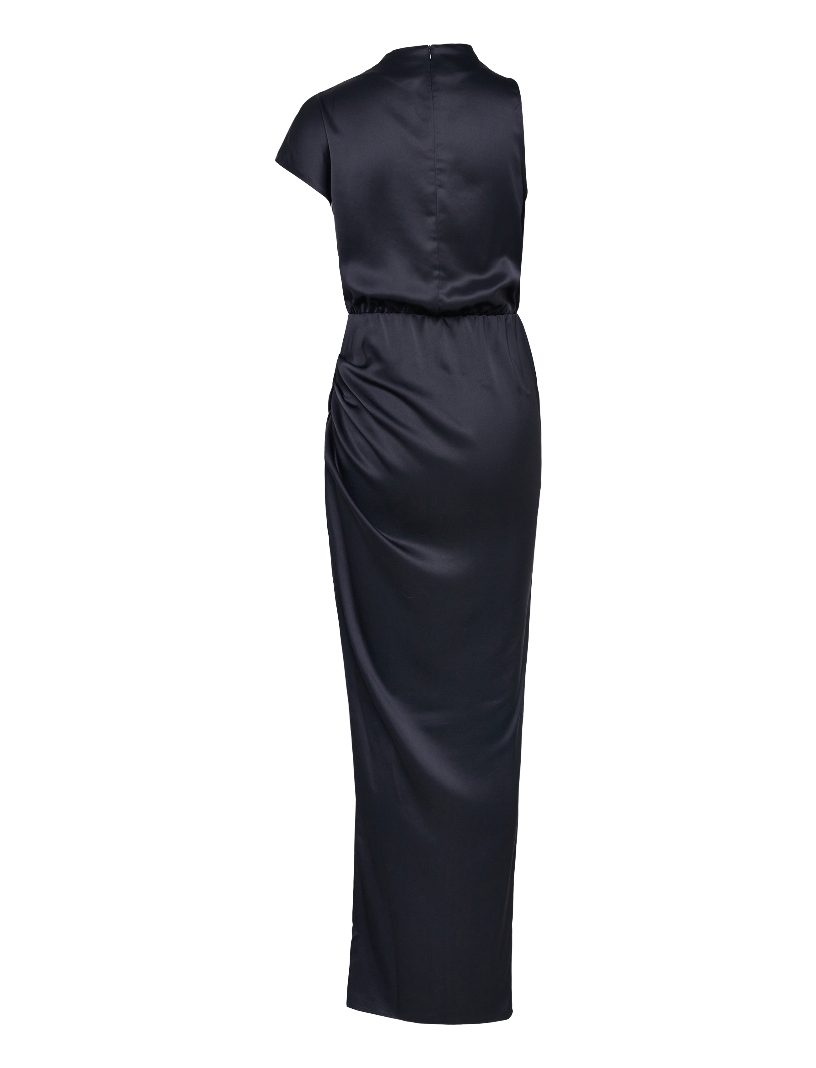 Ahlvar Gallery - Iris satin dress - blue grey - 1