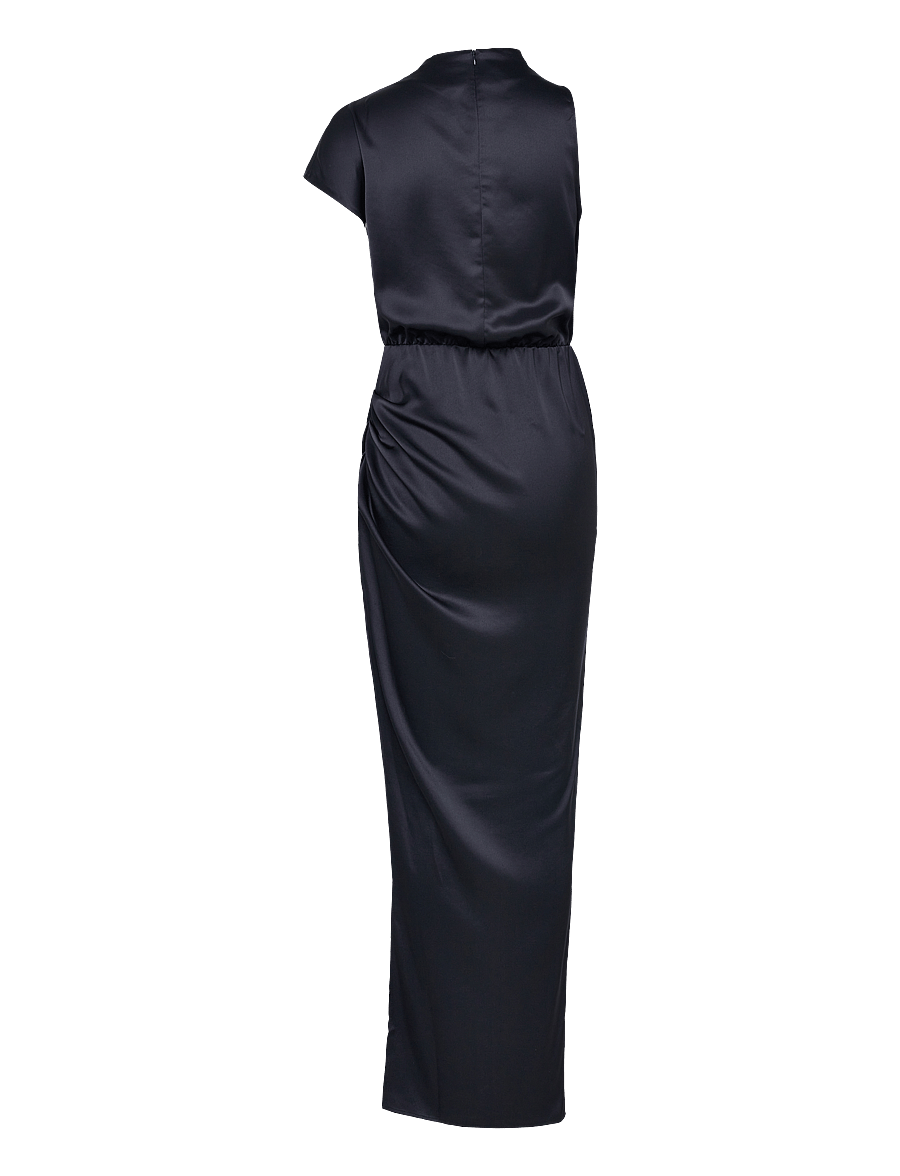 Ahlvar Gallery - Iris satin dress - blue grey - 1