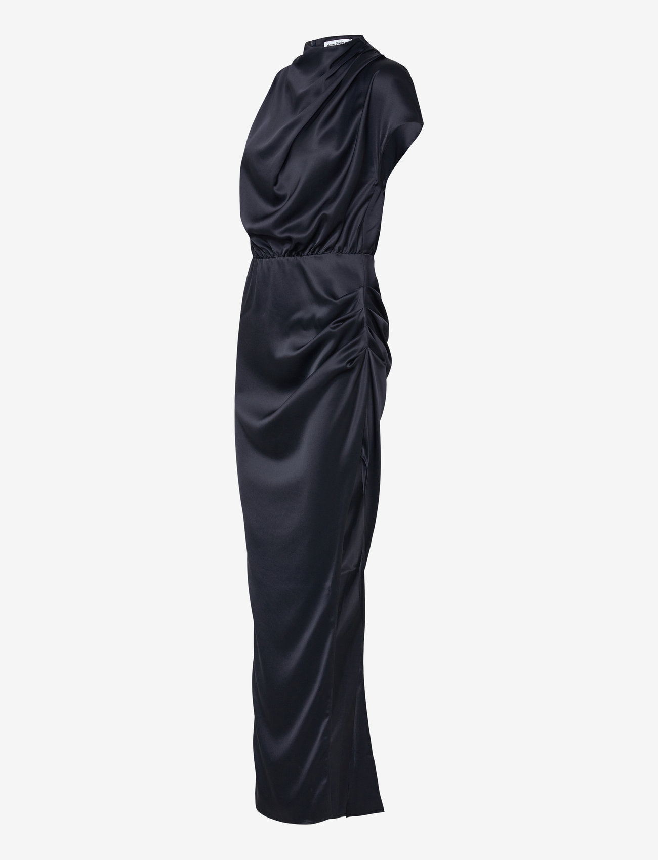 Ahlvar Gallery - Iris satin dress - blue grey - 2