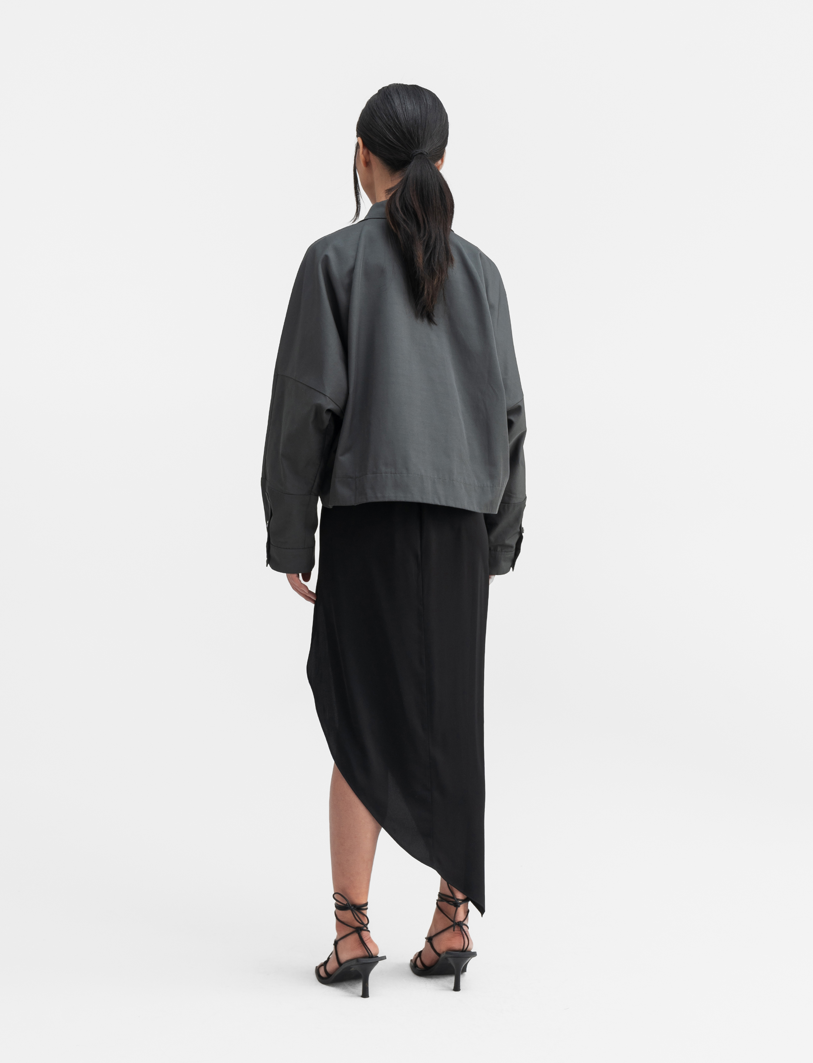 Ahlvar Gallery - Kori over shirt - dark grey - 4