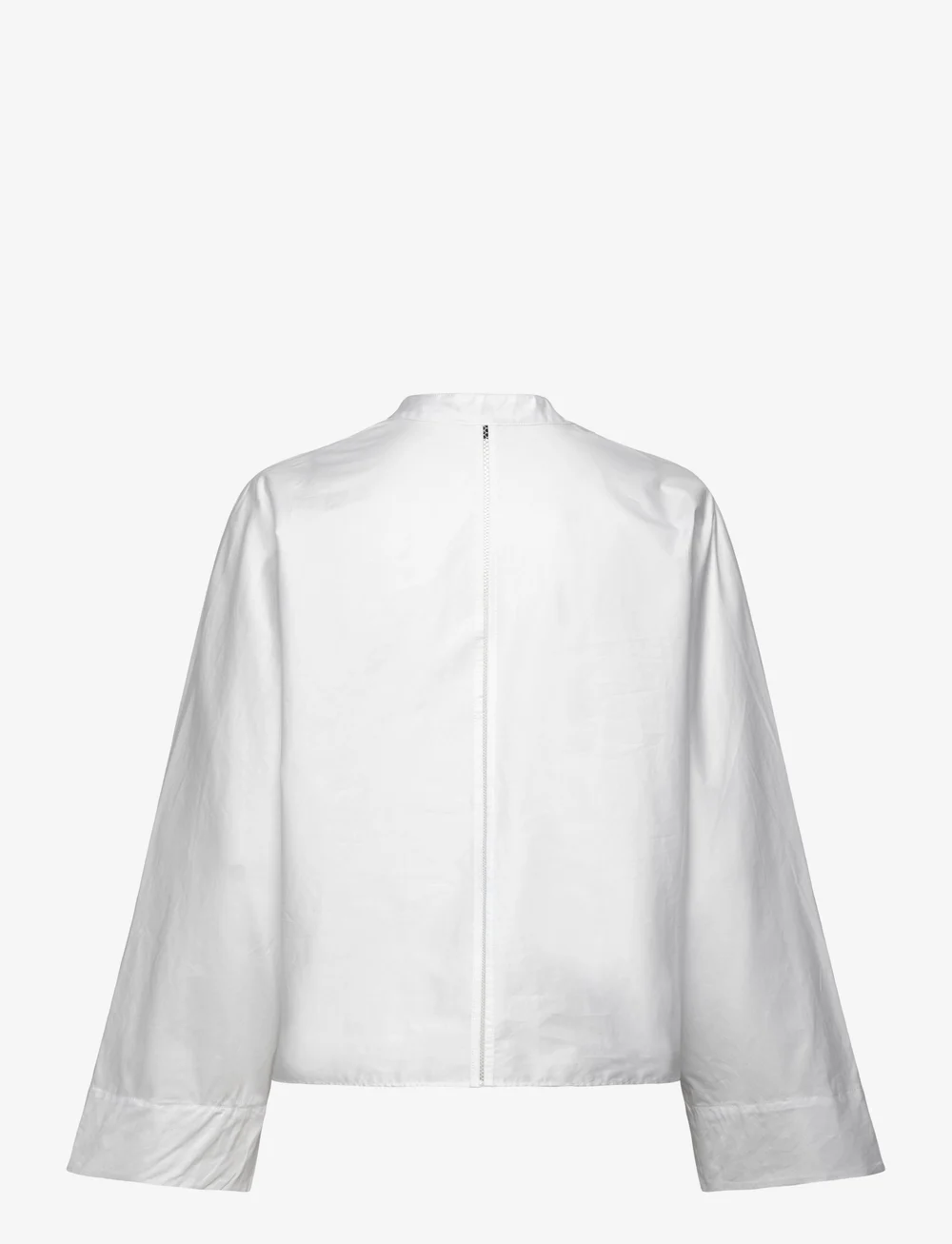 Ahlvar Gallery - Nina v-neck cotton blouse - blouses à manches longues - white - 2