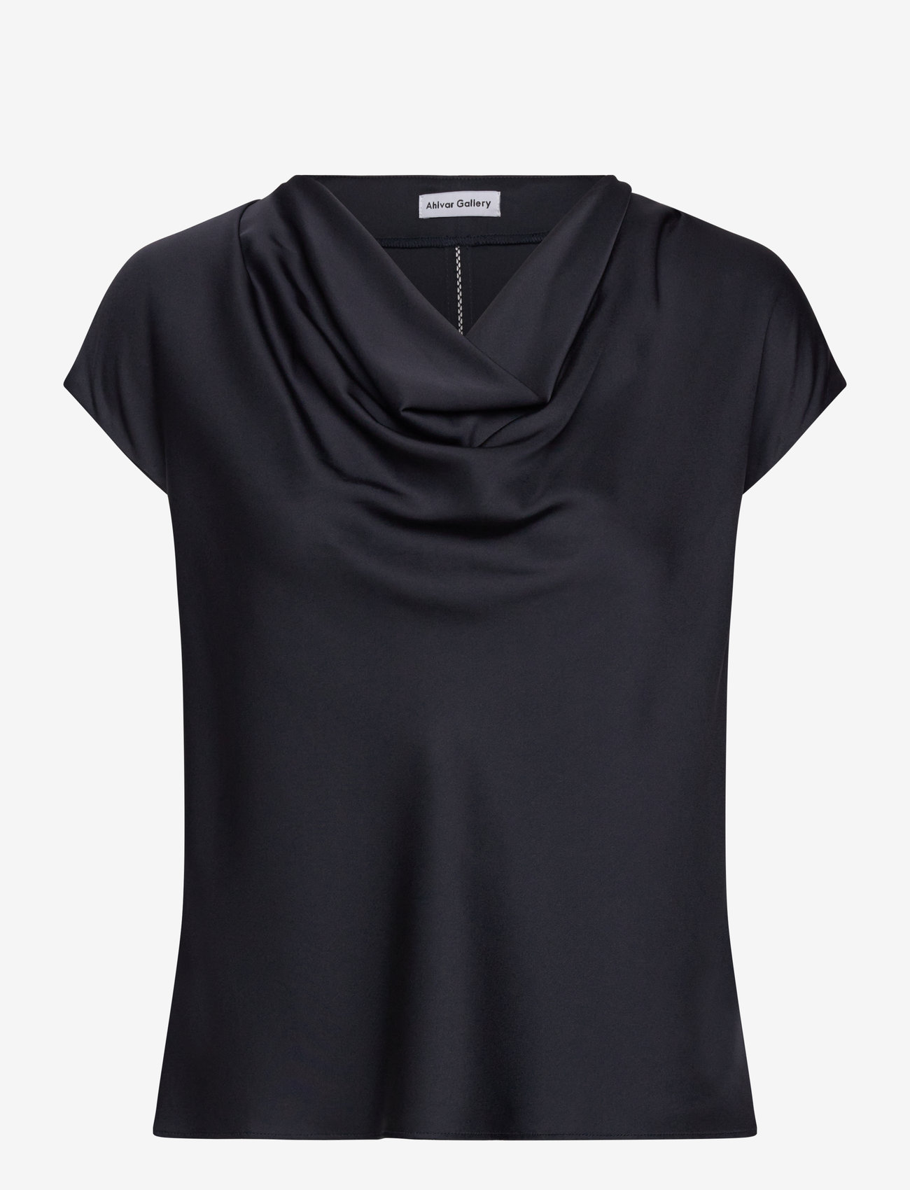 Ahlvar Gallery - Zia silk top - blue grey - 1