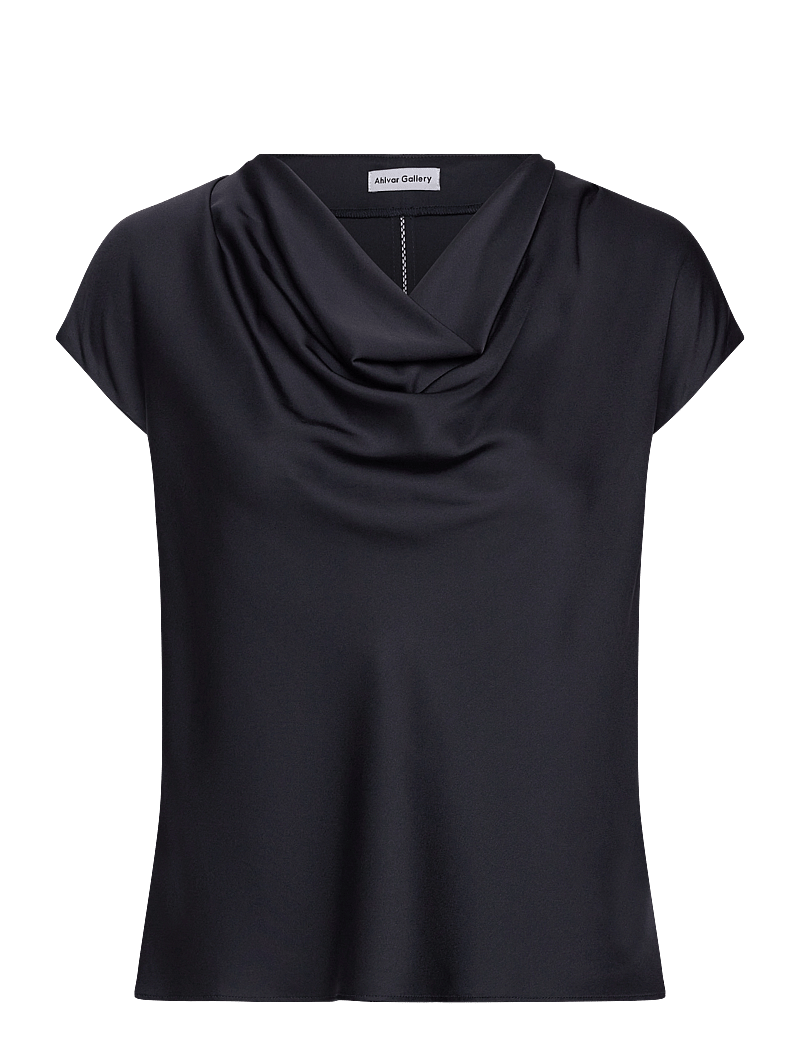 Ahlvar Gallery - Zia silk top - blue grey - 1