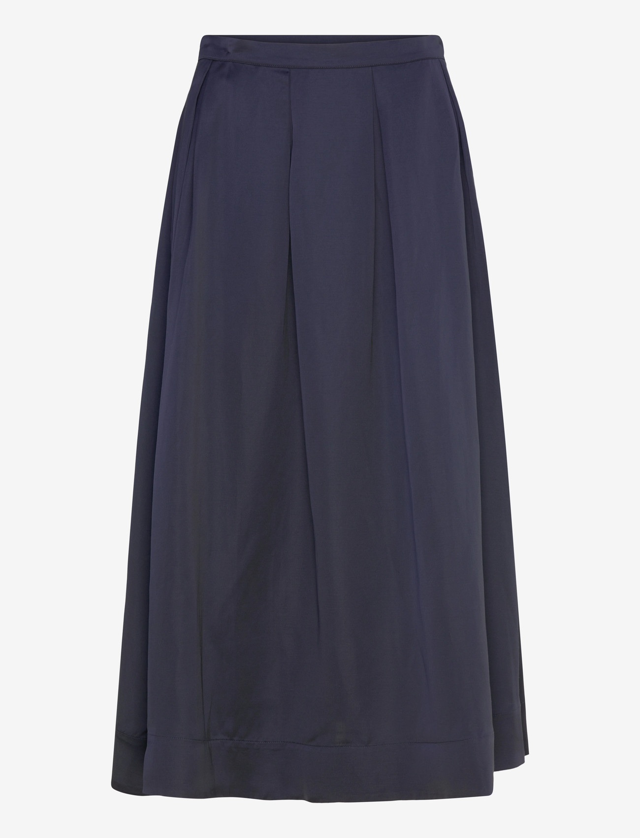 Ahlvar Gallery - Mace linen skirt - midi-röcke - blue grey - 1
