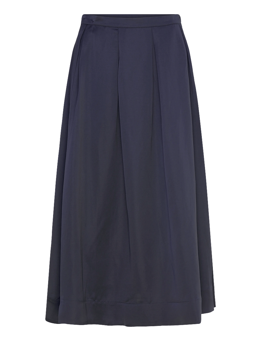 Ahlvar Gallery - Mace linen skirt - midi kjolar - blue grey - 1
