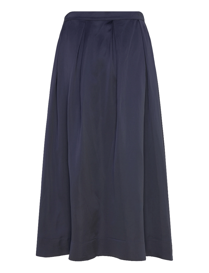 Ahlvar Gallery - Mace linen skirt - midi-röcke - blue grey - 2