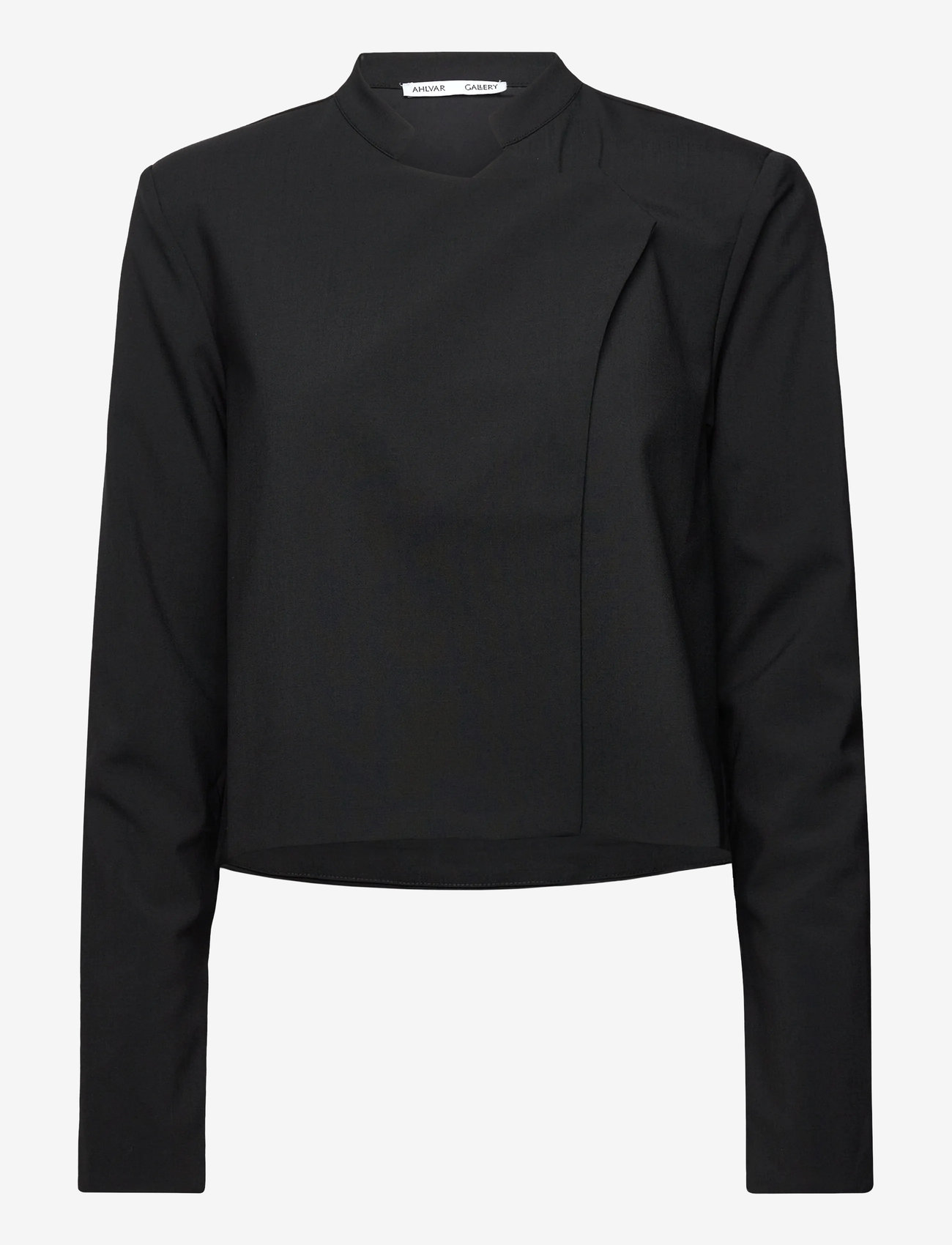 Ahlvar Gallery - Chani wool blazer - cropped-blazer - black - 1