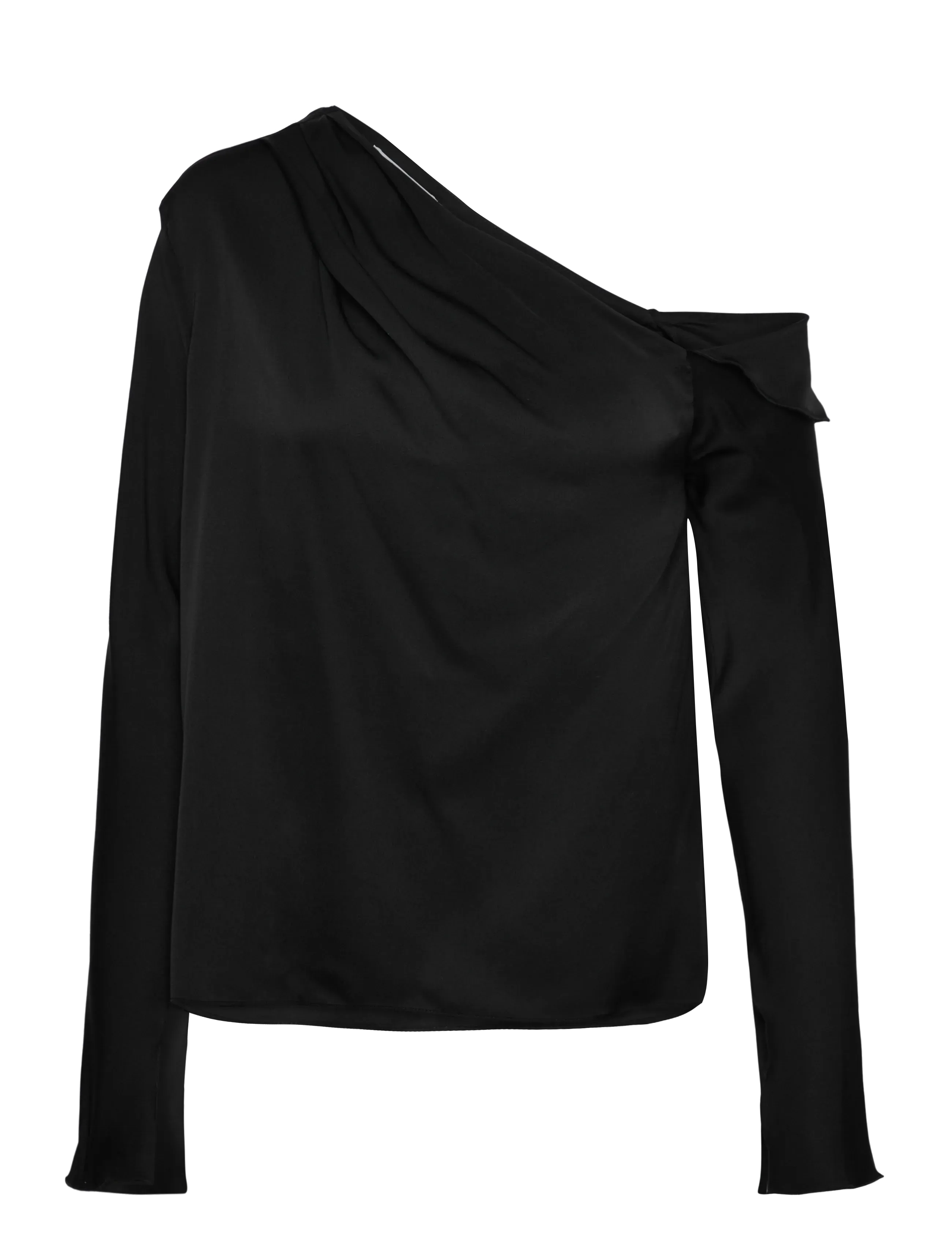 AHLVAR GALLERY Cora Silk Bluse Schwarz - XS - Damen