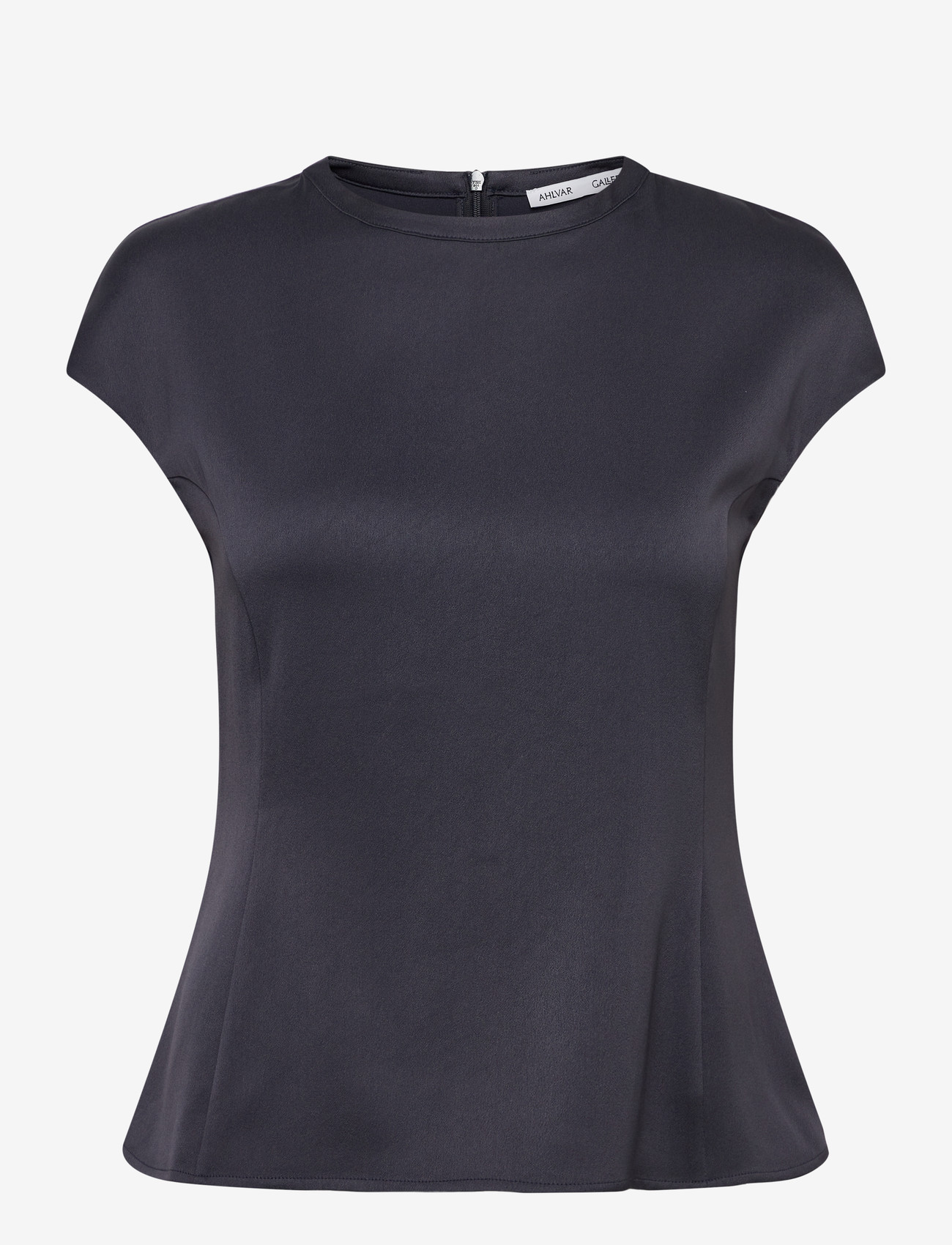 Ahlvar Gallery - Dara top - kurzämlige blusen - blue grey - 1