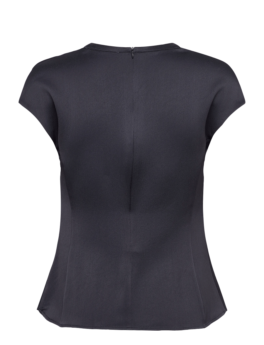 Ahlvar Gallery - Dara top - kortärmade blusar - blue grey - 2