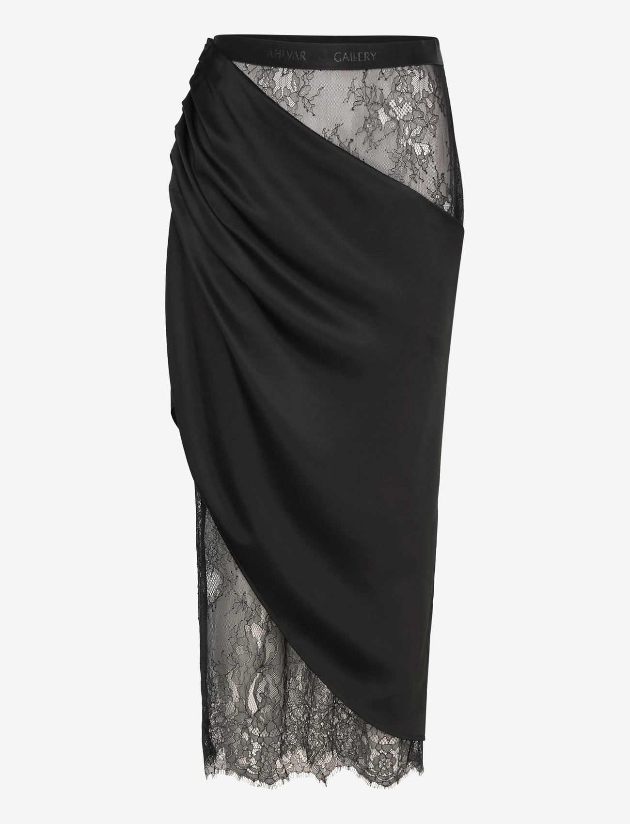 Ahlvar Gallery - Eden lace skirt - midi kjolar - black - 1