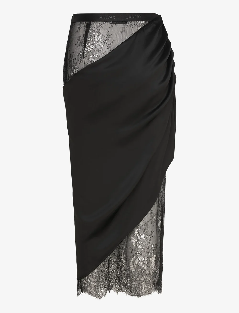 Ahlvar Gallery - Eden lace skirt - midi nederdele - black - 2