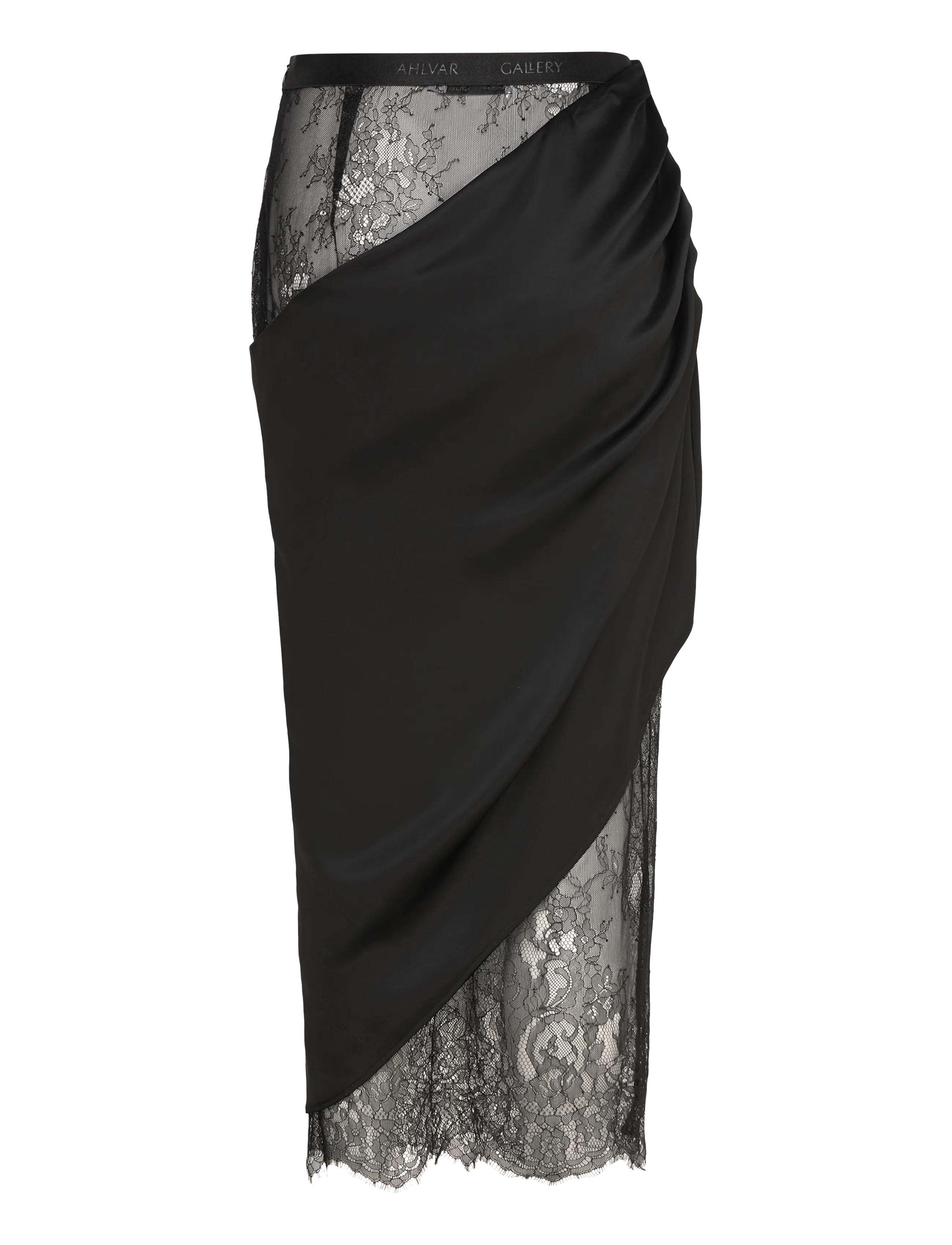 Ahlvar Gallery - Eden lace skirt - midi kjolar - black - 2